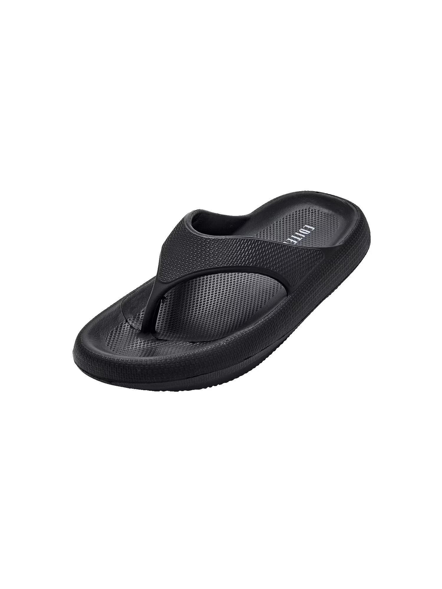 EDITED Flip-flops 'Rasheed' negru - Pled.ro