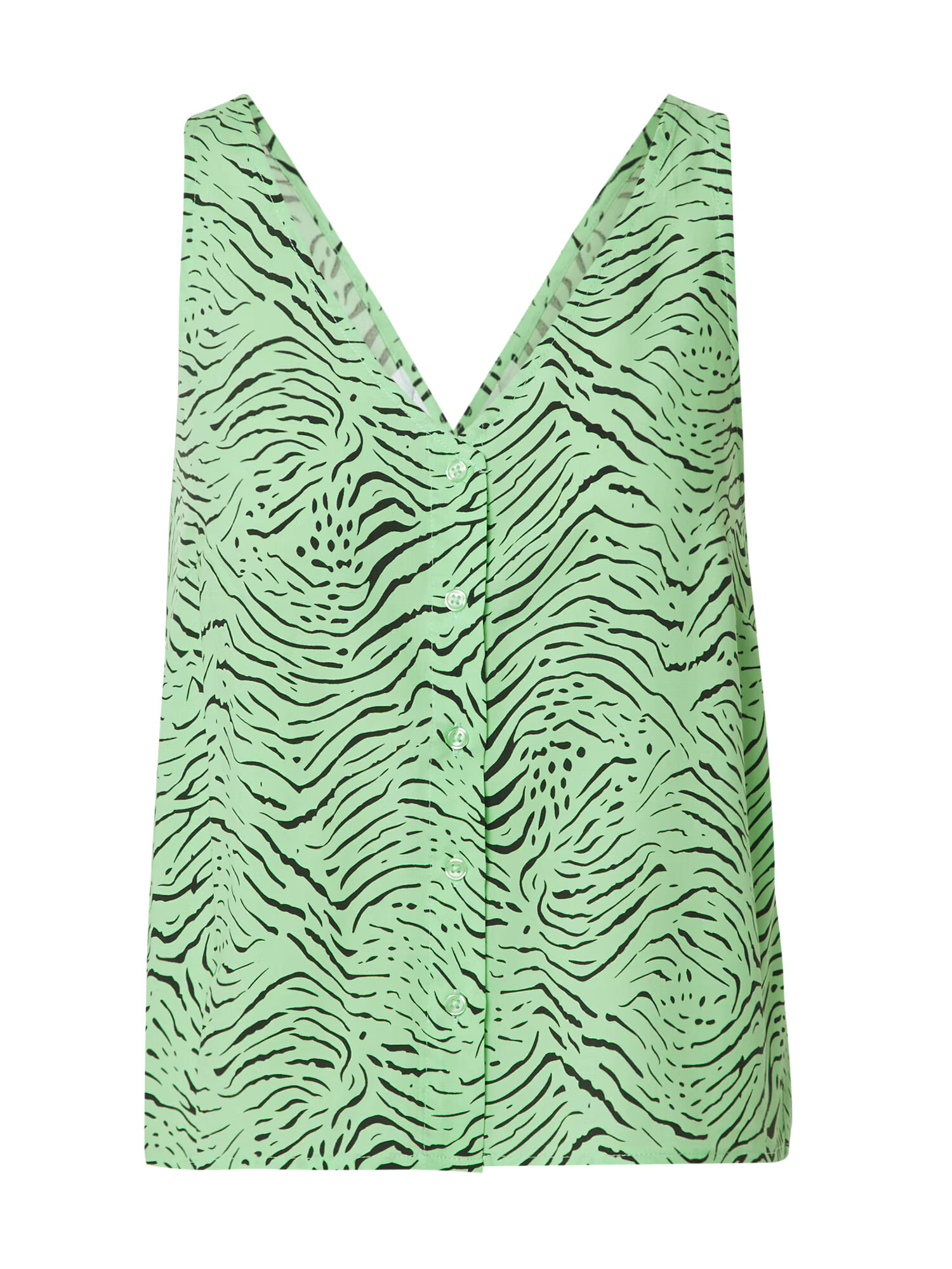 EDITED Top 'Kendra' verde iarbă / negru - Pled.ro