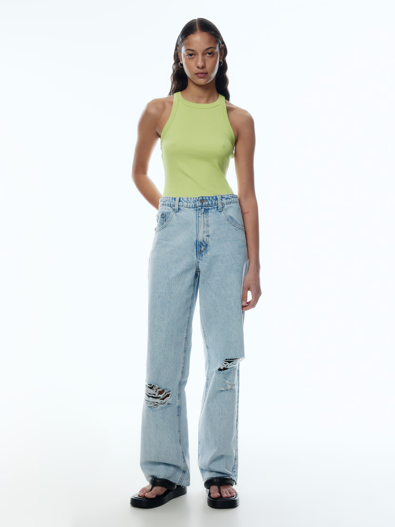 EDITED Top 'Orelia' verde neon - Pled.ro