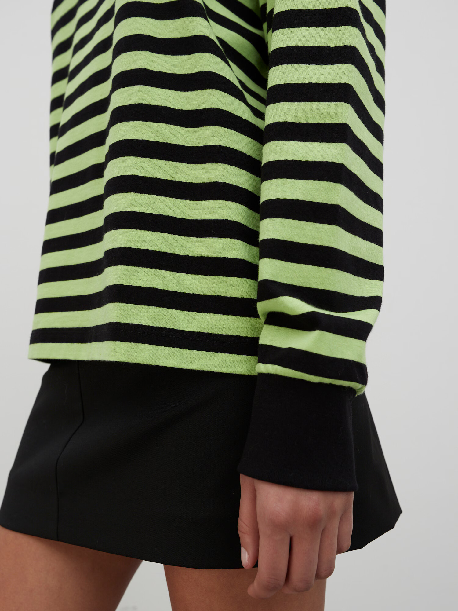 EDITED Tricou 'Asuna' verde neon / negru - Pled.ro