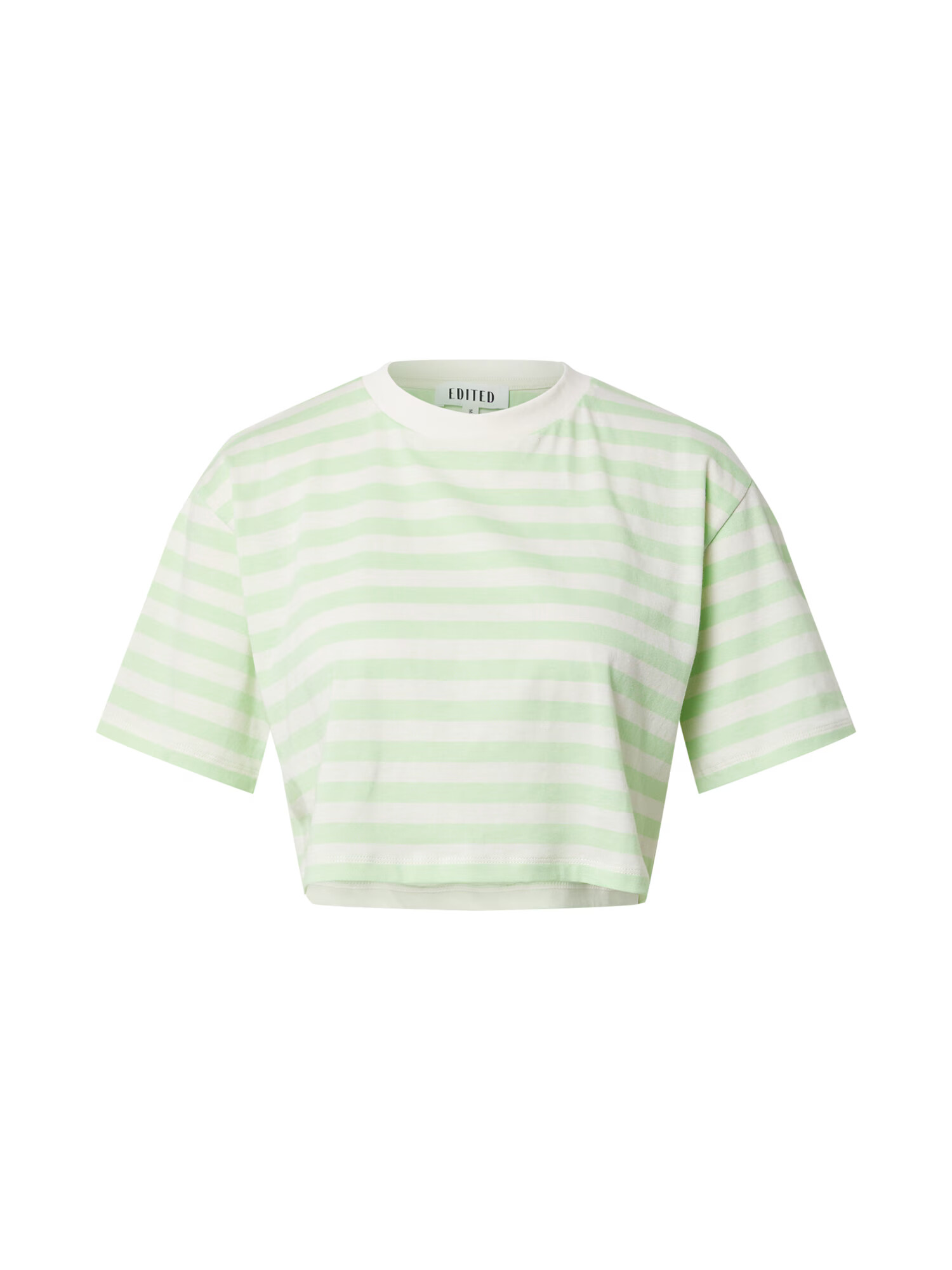 EDITED Tricou 'Devi' verde / alb - Pled.ro