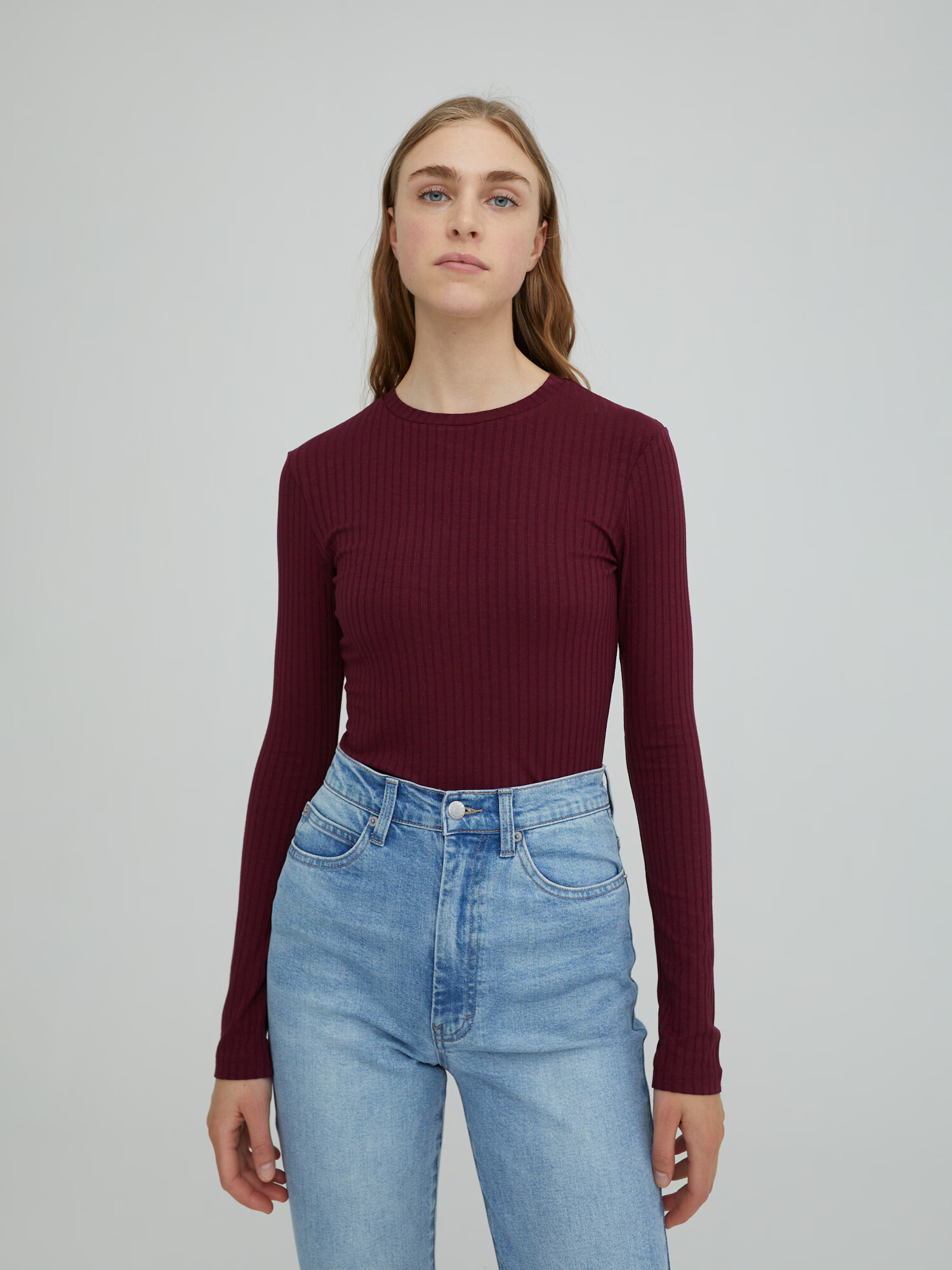 EDITED Tricou 'Ginger' roșu burgundy - Pled.ro