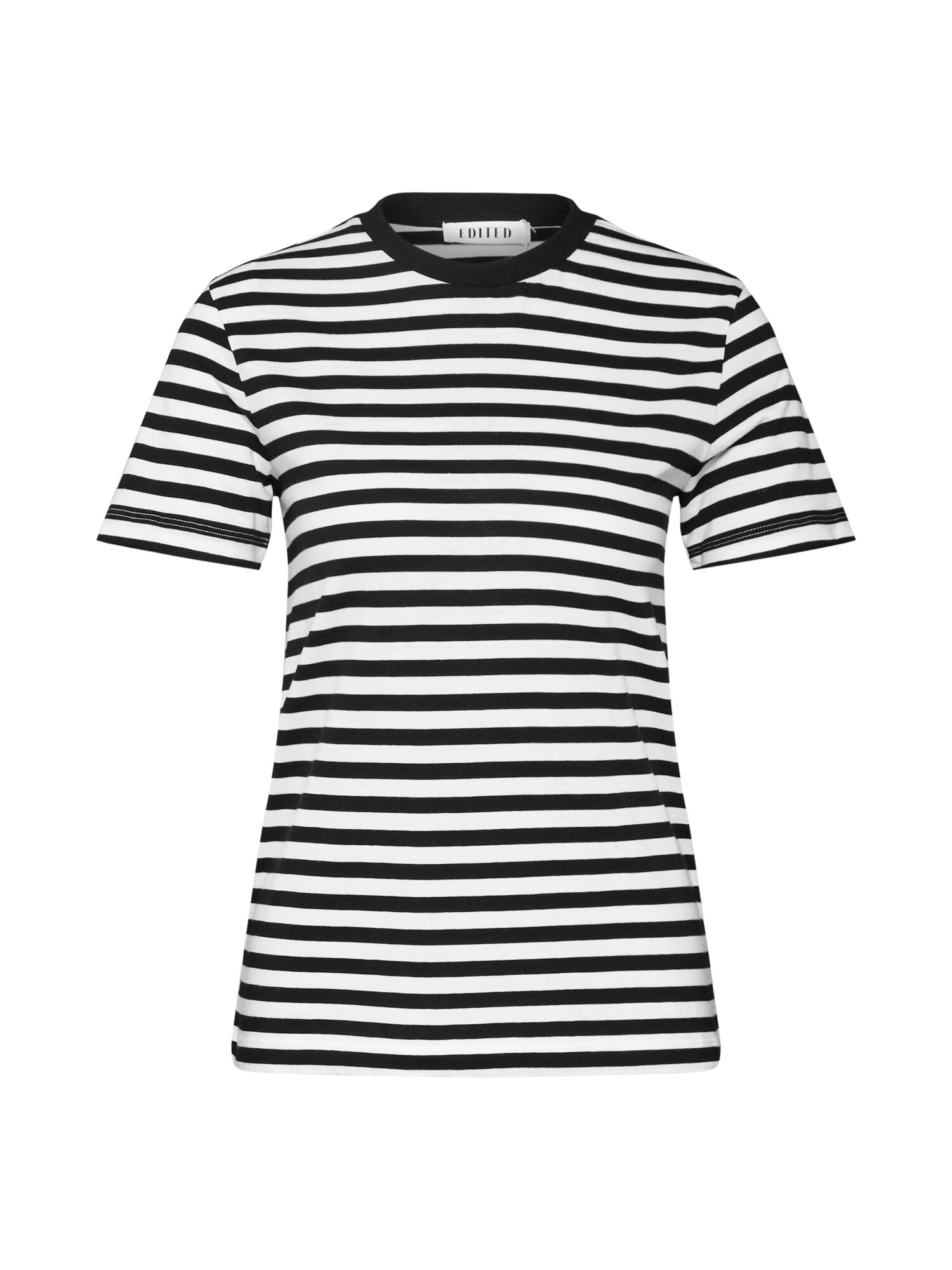 EDITED Tricou 'Leila' negru / alb - Pled.ro