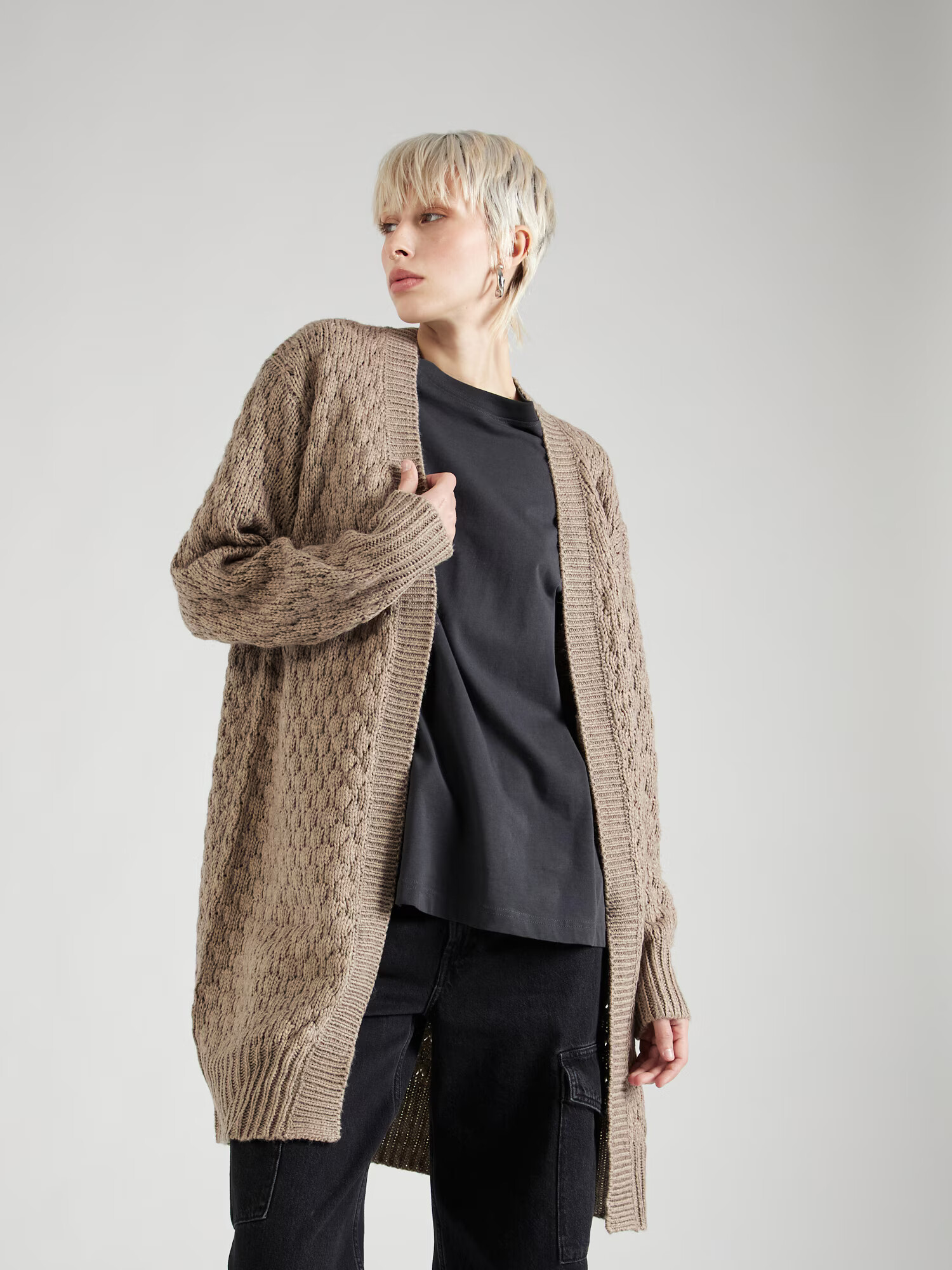 Eight2Nine Cardigan dimensiuni mari brocart - Pled.ro