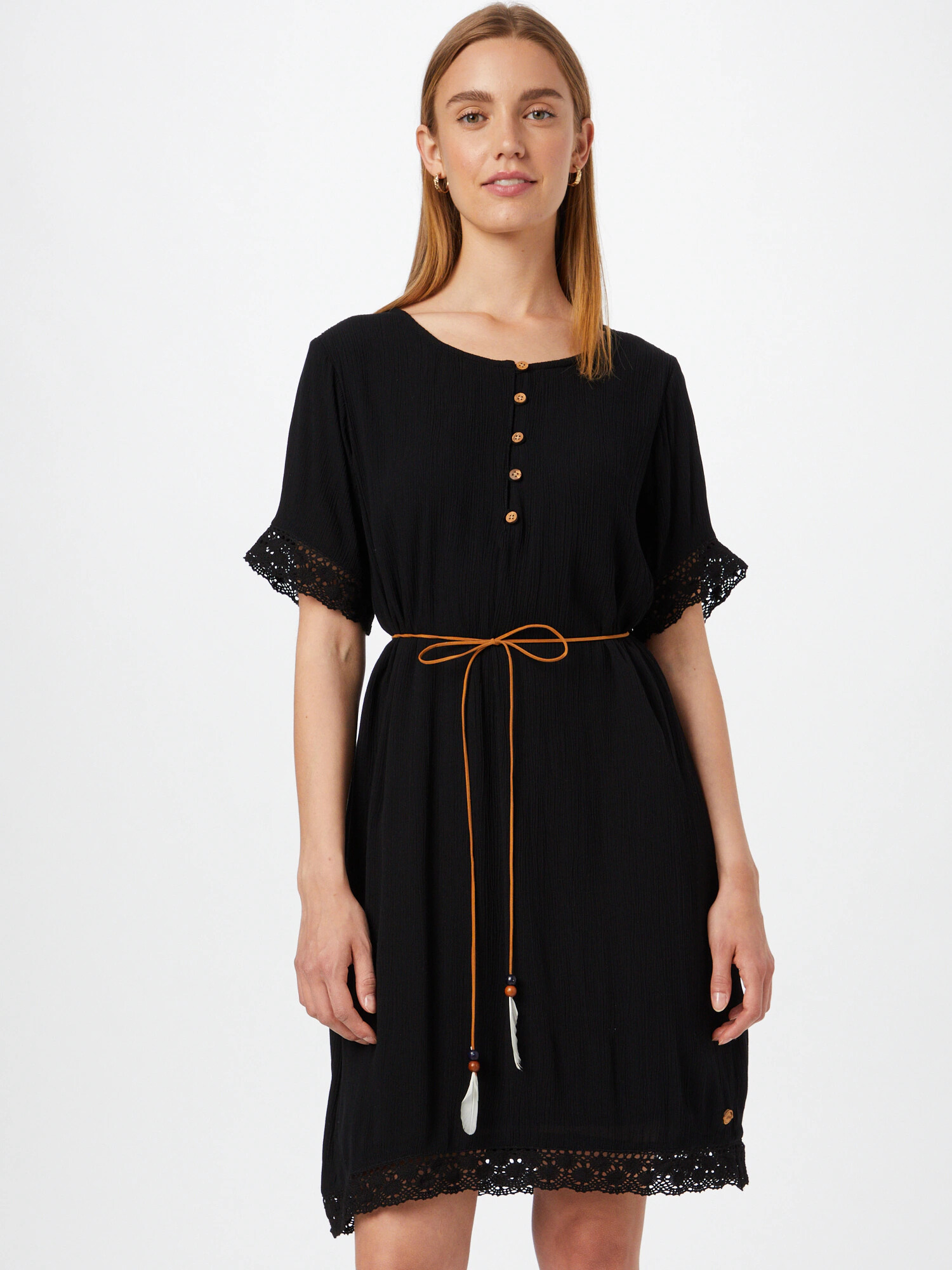 Eight2Nine Rochie tip bluză negru - Pled.ro