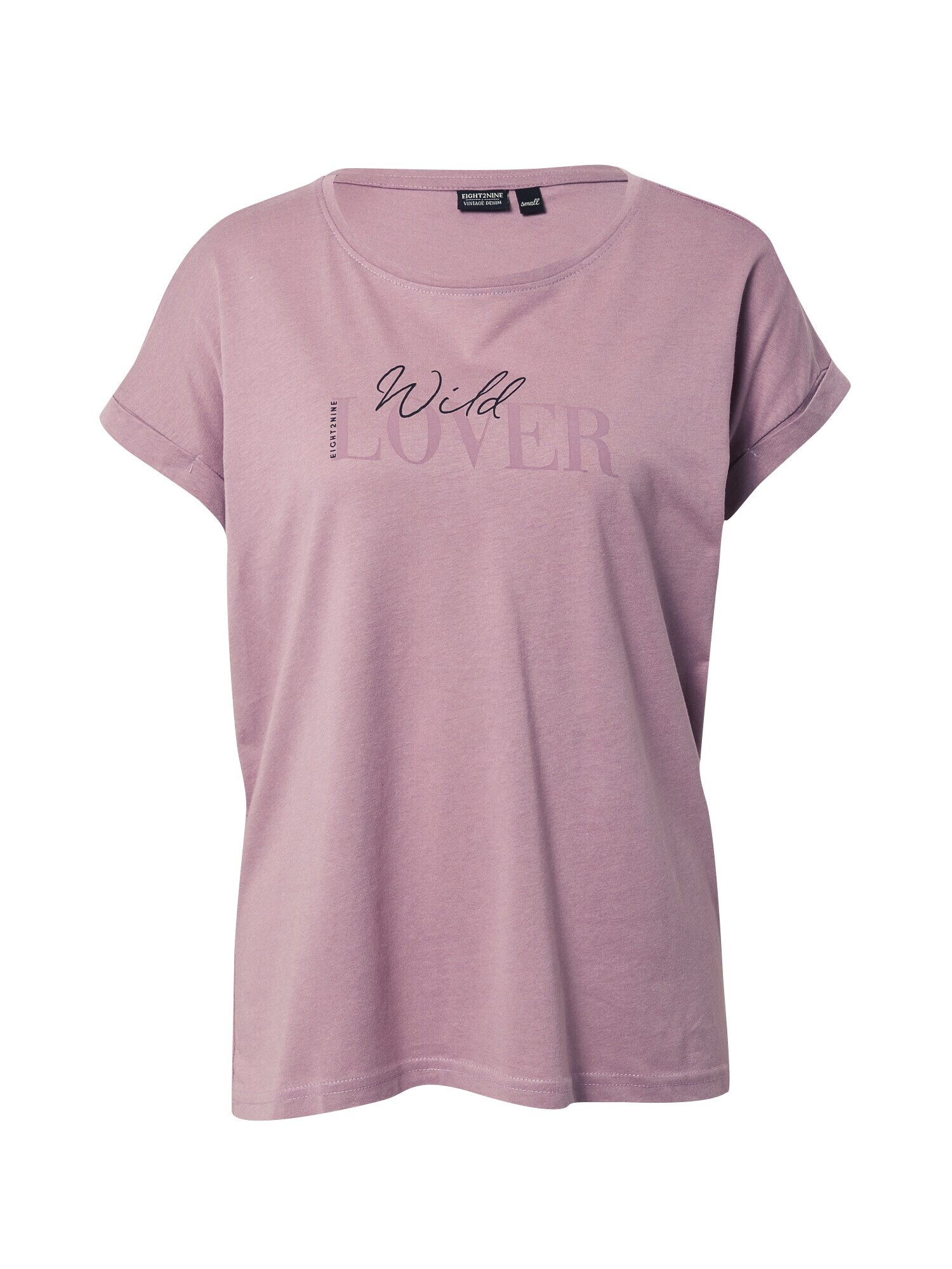 Eight2Nine Tricou mauve / negru - Pled.ro