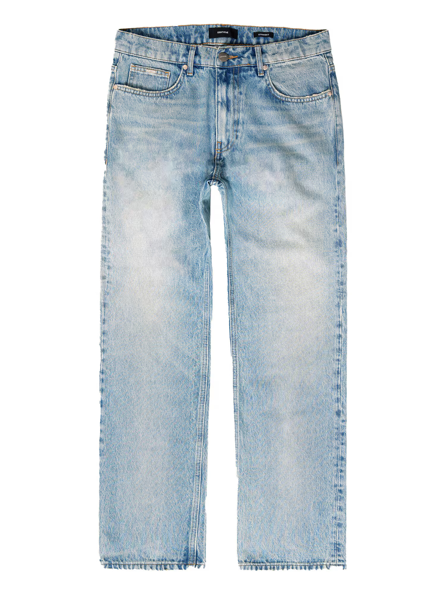 EIGHTYFIVE Jeans albastru denim / maro deschis - Pled.ro