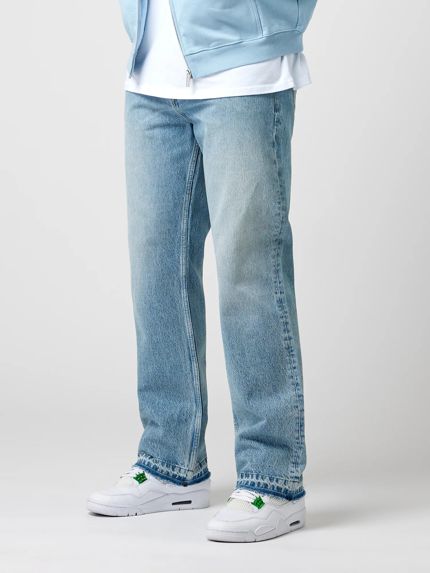 EIGHTYFIVE Jeans albastru deschis - Pled.ro