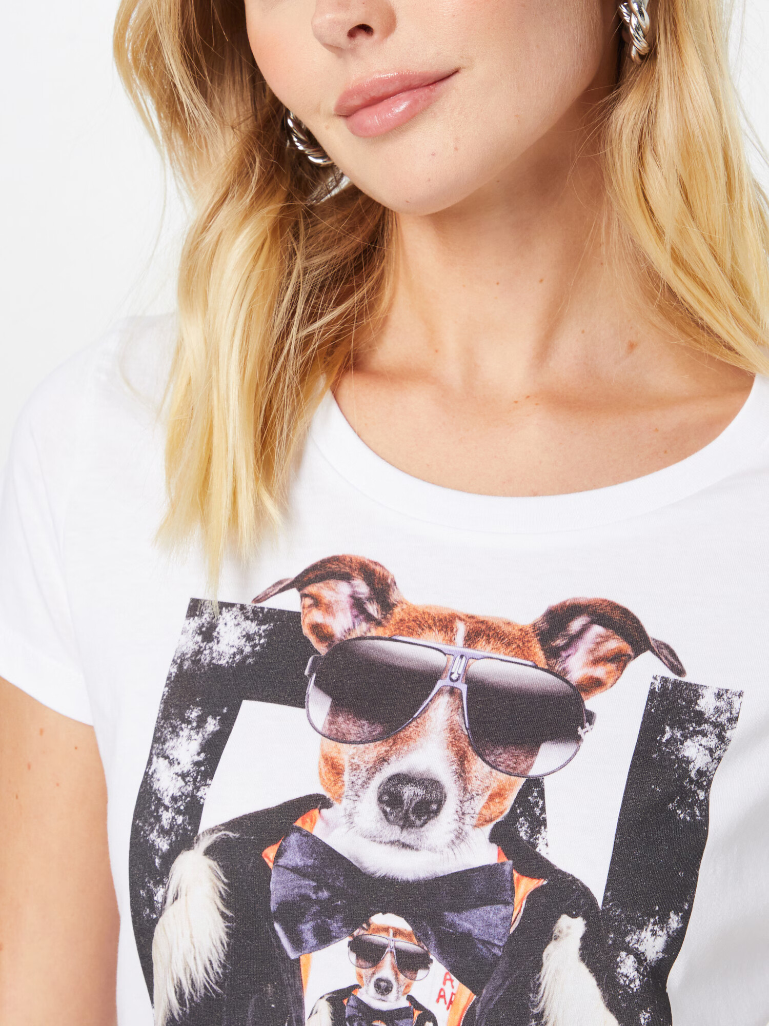 EINSTEIN & NEWTON Tricou 'Bomber Dog' maro / negru / alb - Pled.ro