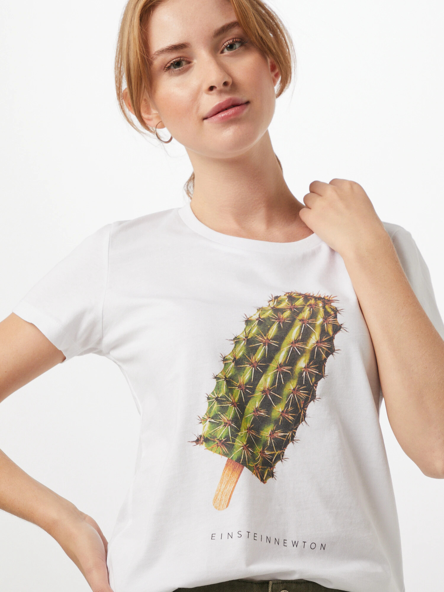 EINSTEIN & NEWTON Tricou 'Cactus Ice' mai multe culori / alb - Pled.ro