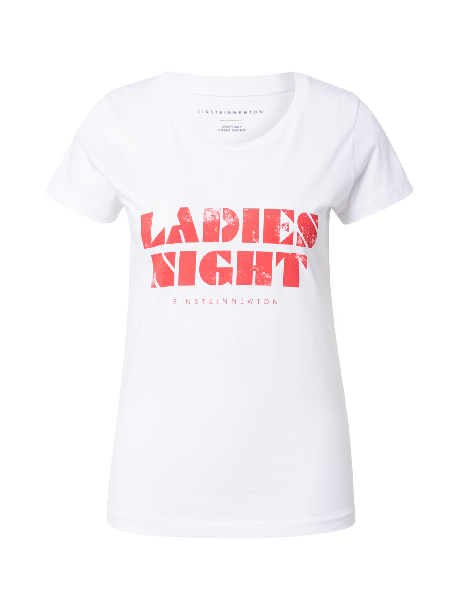 EINSTEIN & NEWTON Tricou 'Ladies Night' roșu orange / alb - Pled.ro