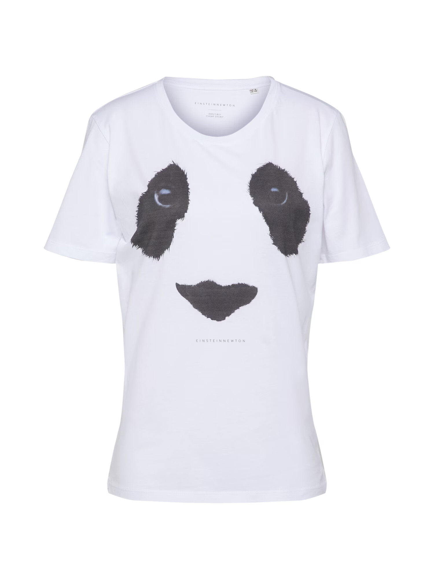 EINSTEIN & NEWTON Tricou 'Panda Eyes Paxton' gri închis / alb - Pled.ro