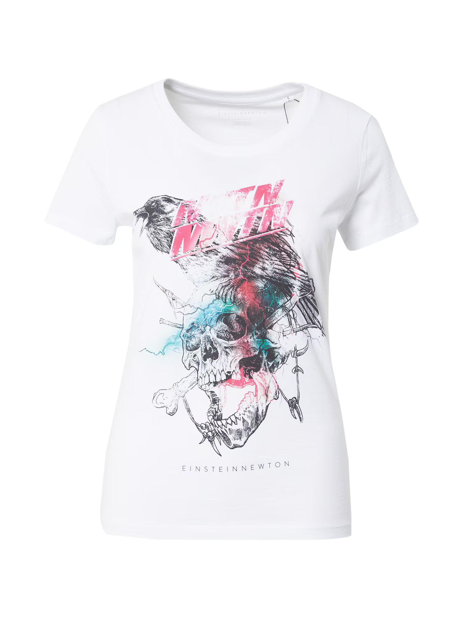 EINSTEIN & NEWTON Tricou turcoaz / roz / negru / alb - Pled.ro