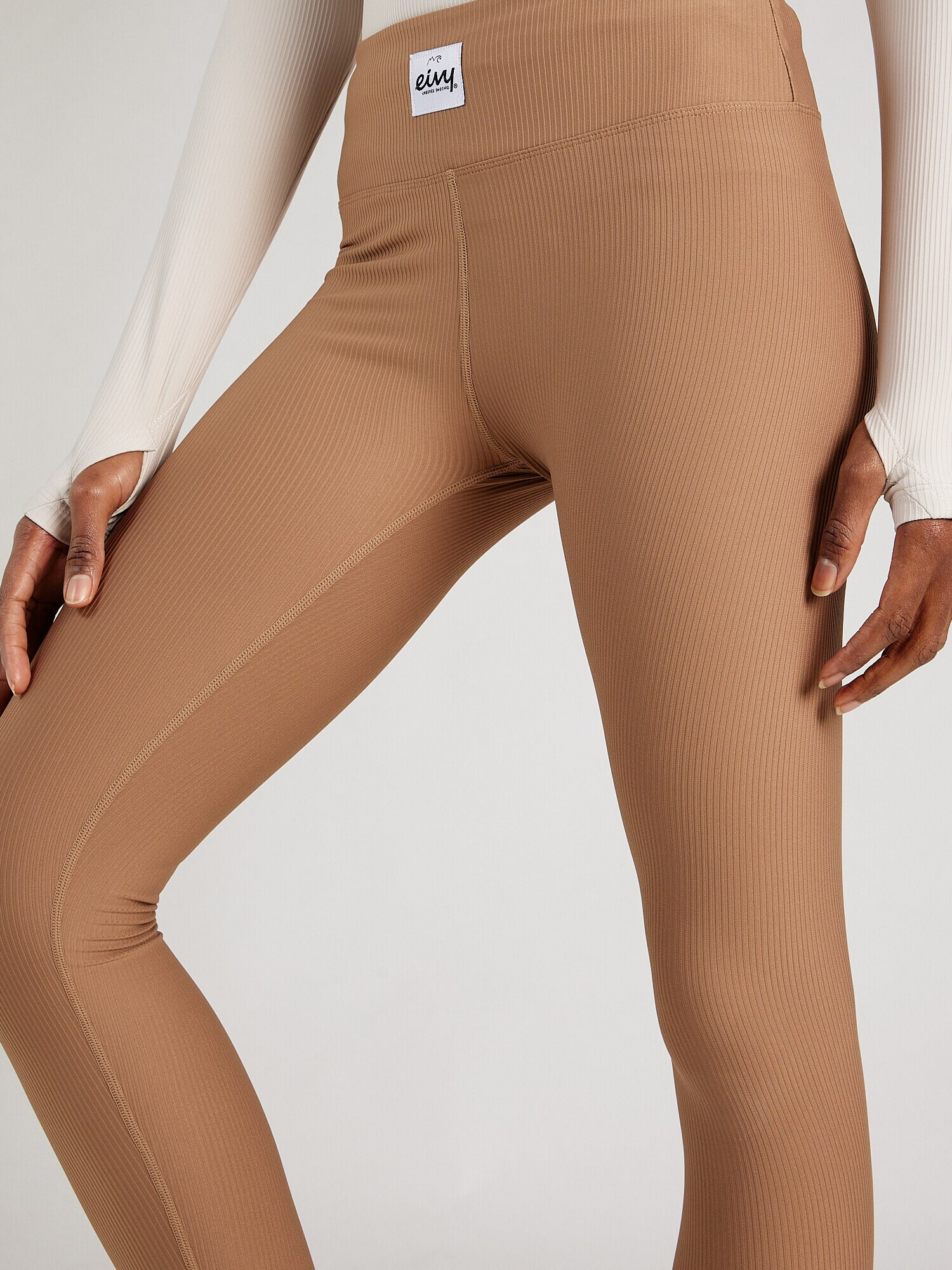 Eivy Pantaloni sport 'Icecold' maro caramel - Pled.ro