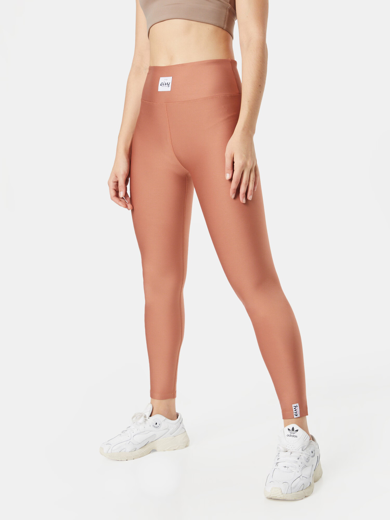 Eivy Pantaloni sport 'Icecold' portocaliu închis / negru / alb - Pled.ro