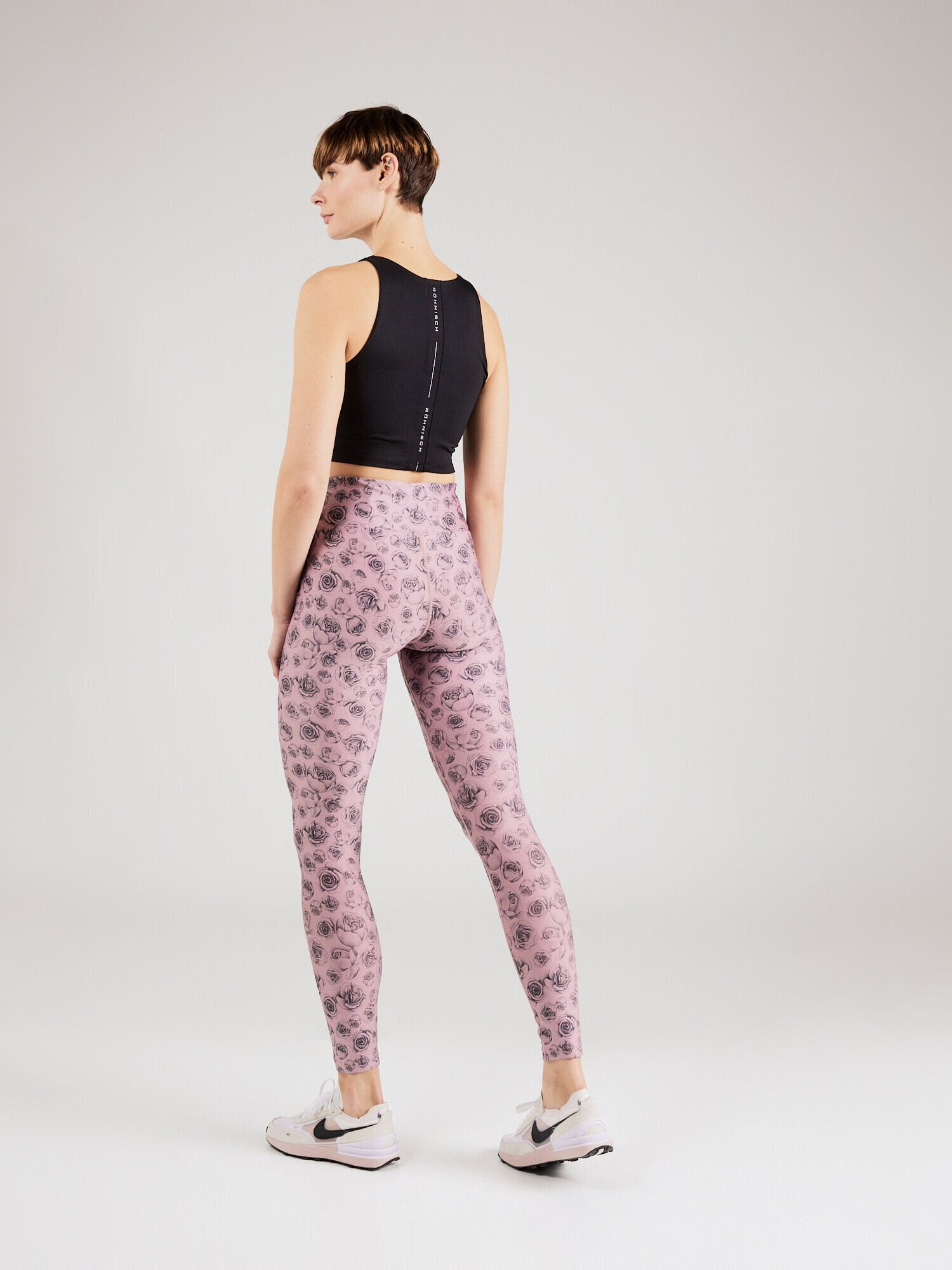 Eivy Pantaloni sport 'Icecold' roz / negru / alb - Pled.ro