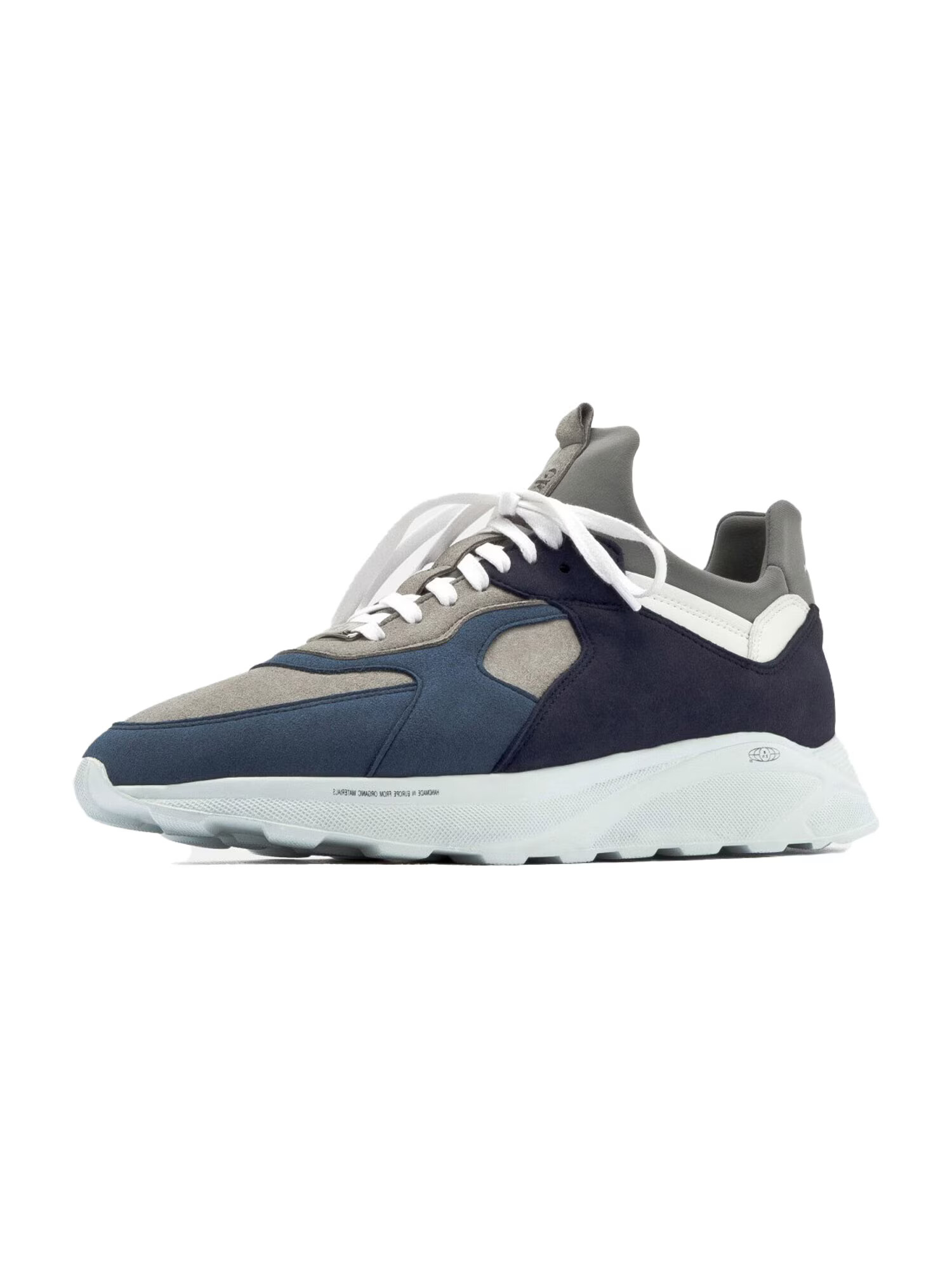 EKN Footwear Sneaker low 'Larch' bleumarin / albastru noapte / grej / gri închis / alb - Pled.ro