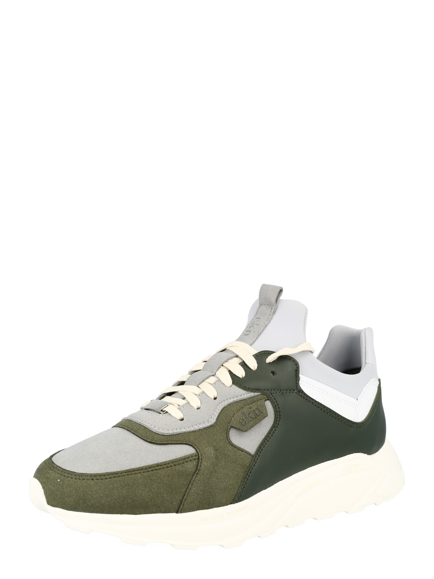 EKN Footwear Sneaker low 'LARCH' gri / oliv / verde pin / alb - Pled.ro