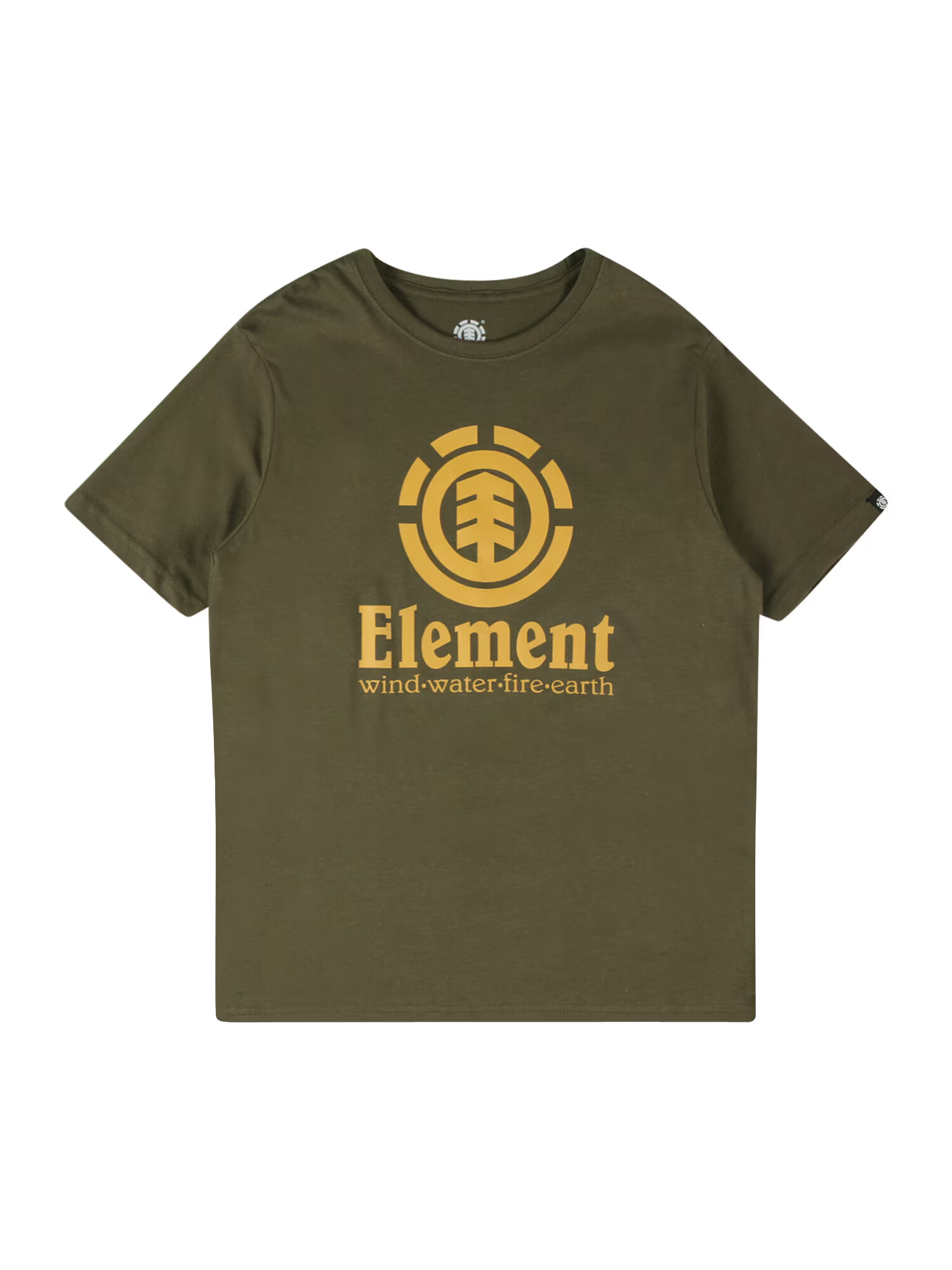 ELEMENT Tricou galben curry / oliv - Pled.ro