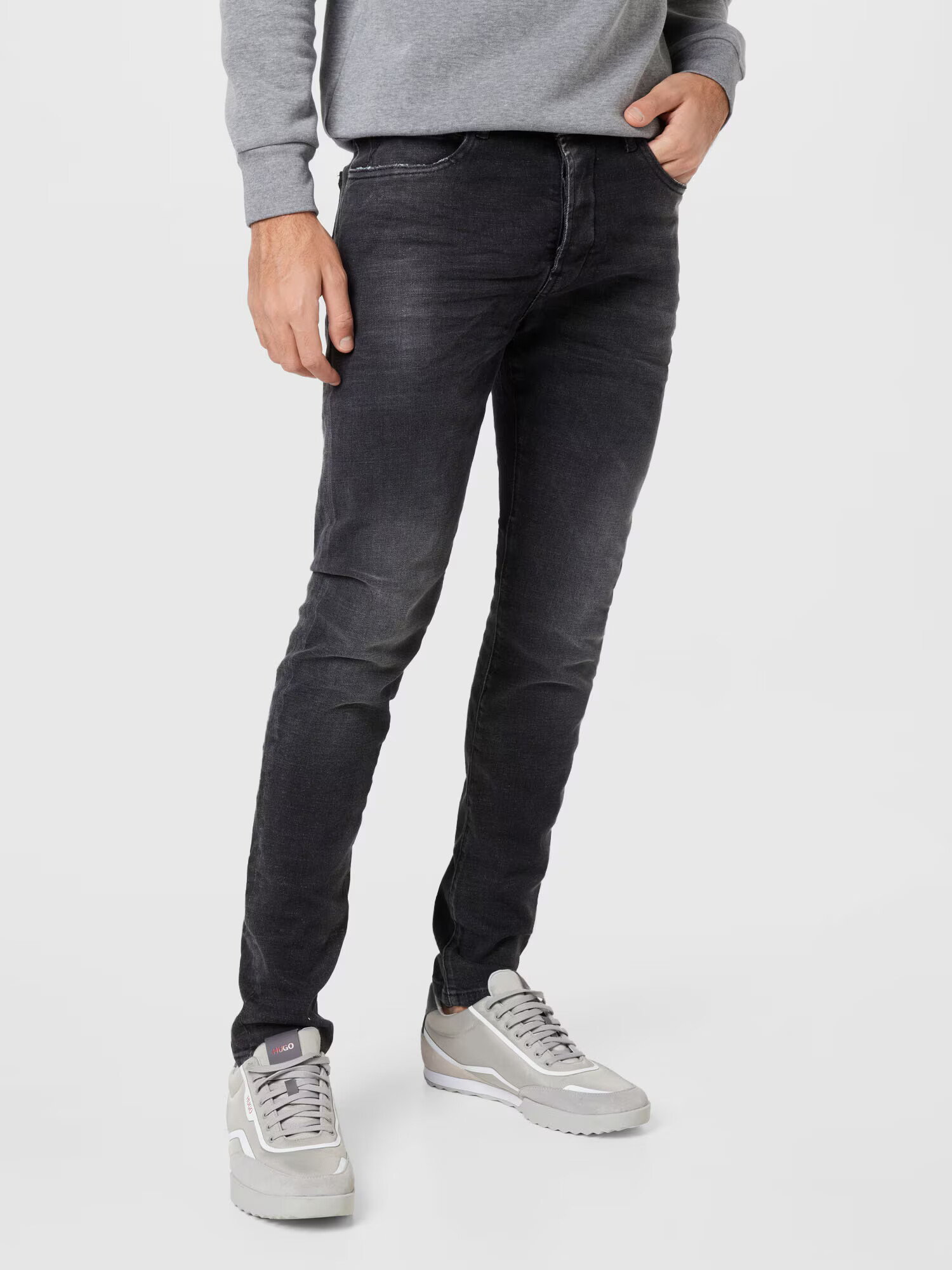 Elias Rumelis Jeans 'Dave' negru denim - Pled.ro