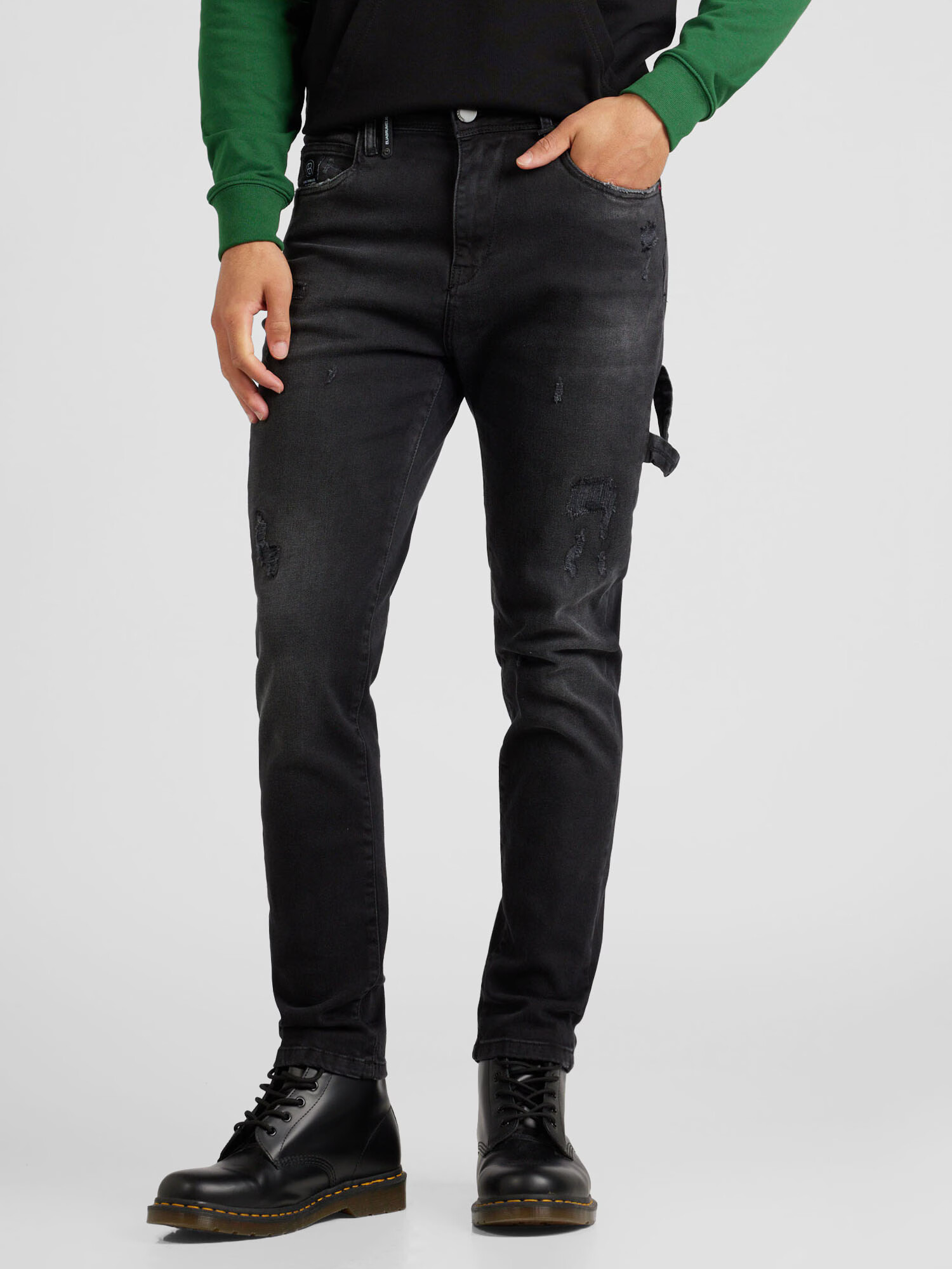 Elias Rumelis Jeans 'Jolando' negru denim - Pled.ro