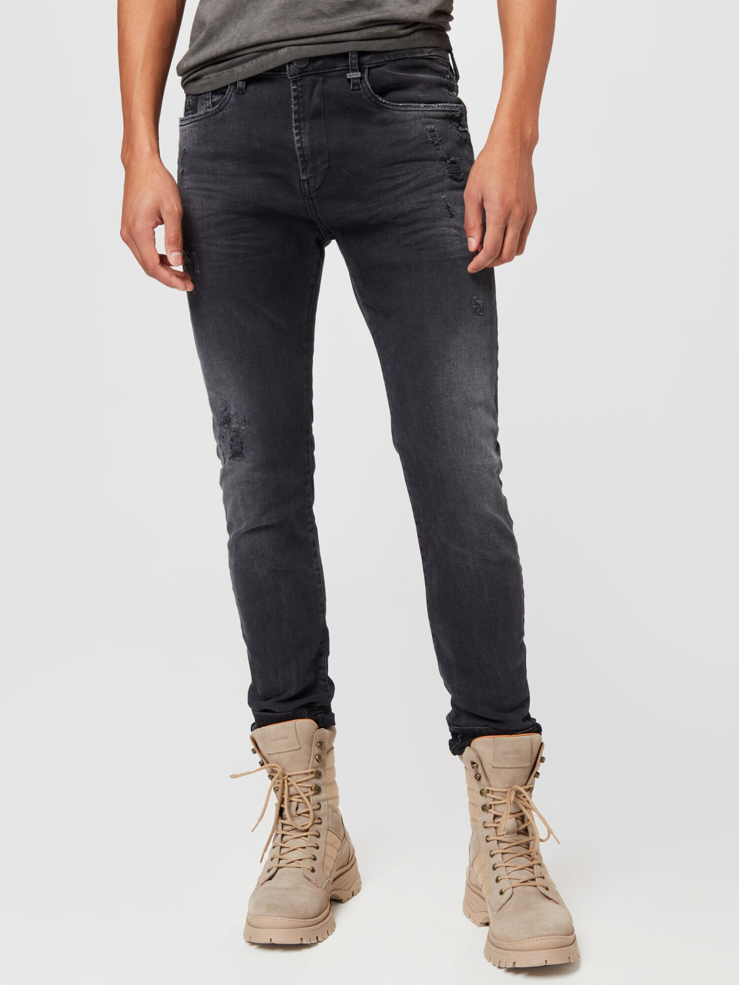 Elias Rumelis Jeans 'Noel' gri denim - Pled.ro