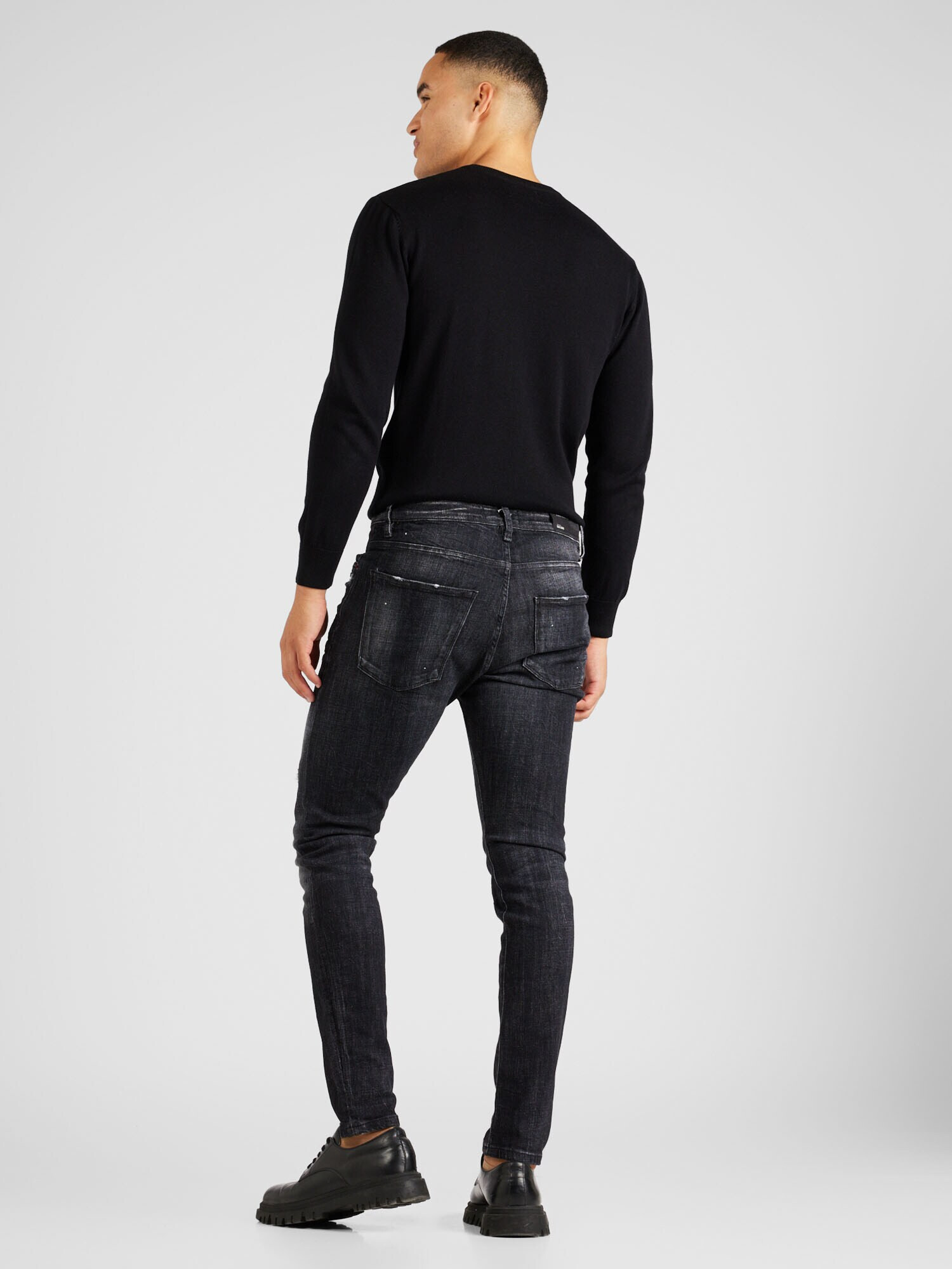 Elias Rumelis Jeans 'Noel' negru denim - Pled.ro