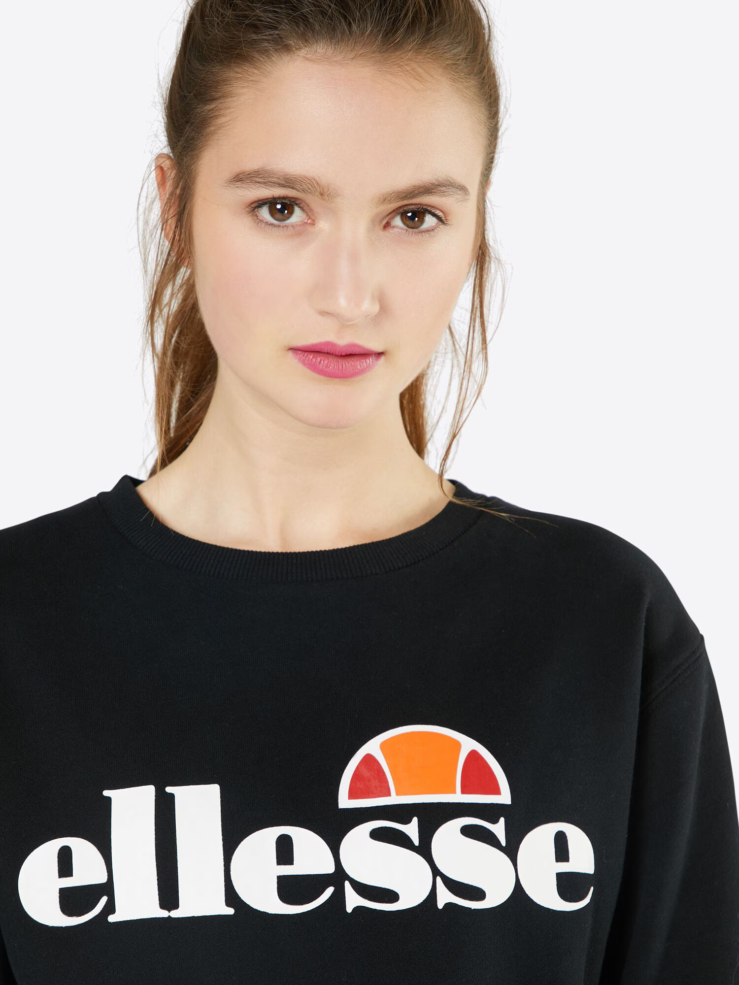 ELLESSE Bluză de molton 'Agata' portocaliu / portocaliu caisă / negru / alb - Pled.ro