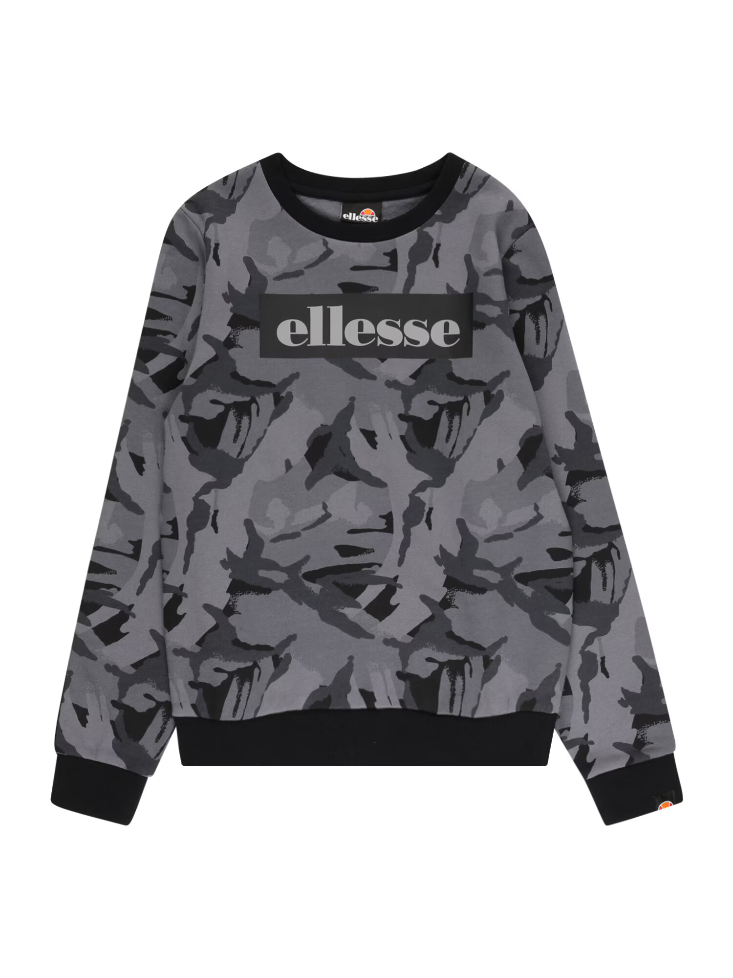 ELLESSE Bluză de molton 'Avalos' gri / negru - Pled.ro