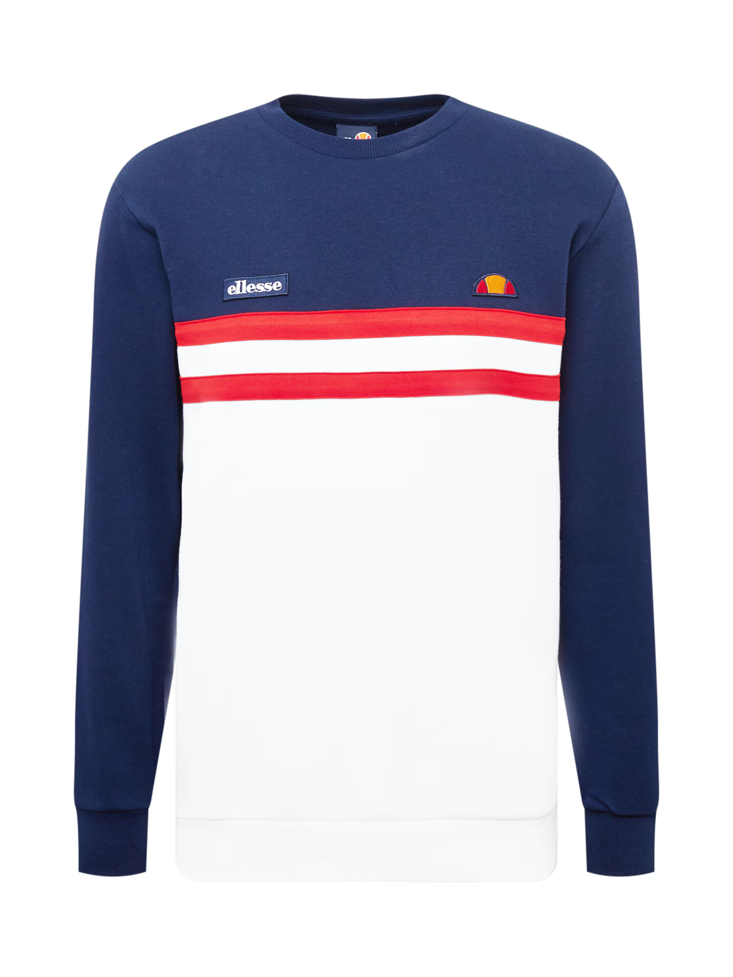 ELLESSE Bluză de molton bleumarin / roșu / alb - Pled.ro