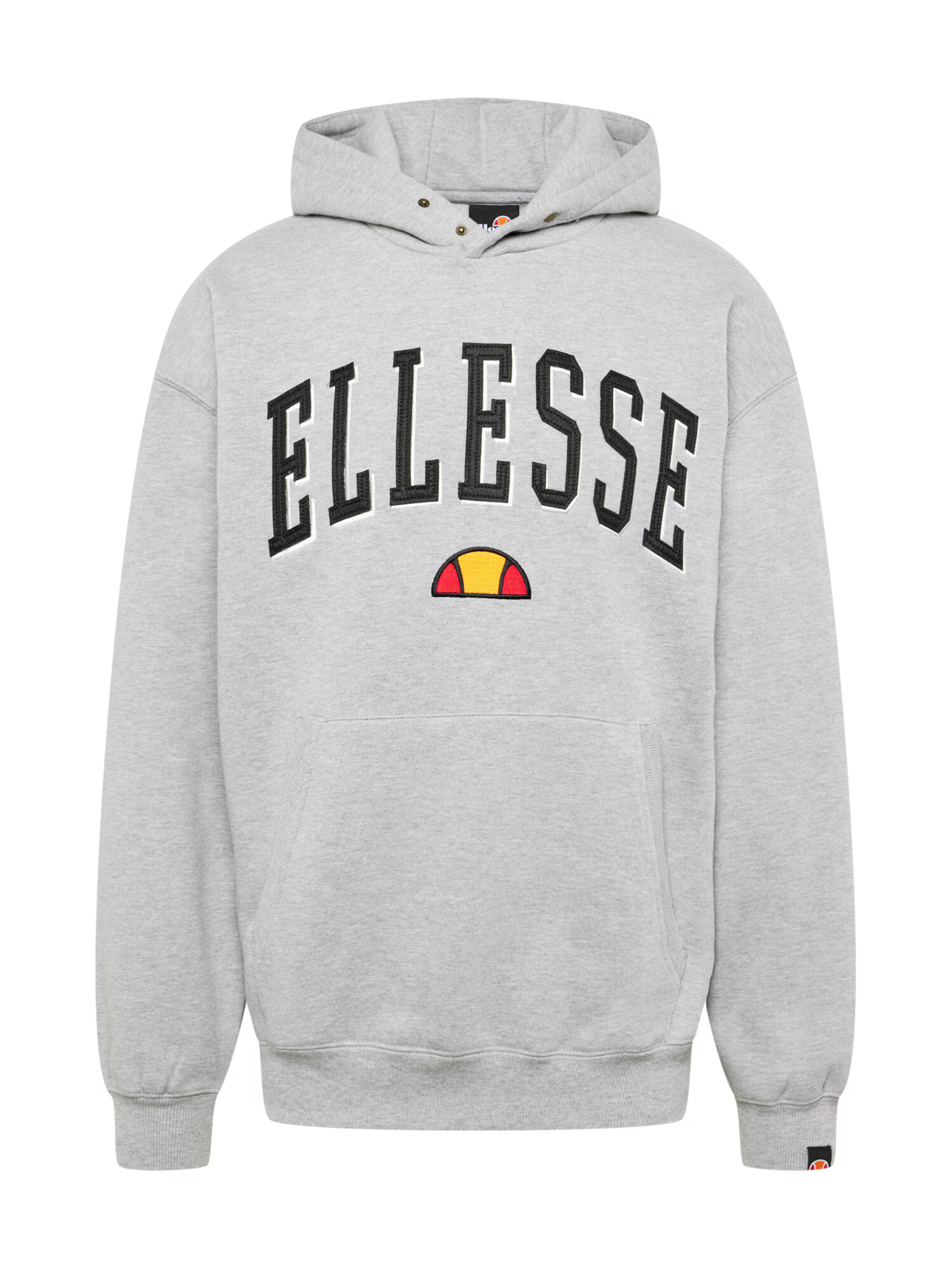 ELLESSE Bluză de molton 'Duke' albastru marin / gri / gri amestecat / portocaliu / roșu / alb - Pled.ro