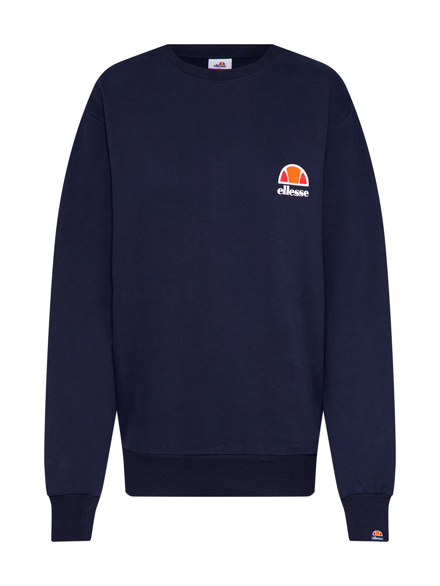 ELLESSE Bluză de molton 'HAVERFORD' bleumarin / portocaliu / roșu / alb - Pled.ro