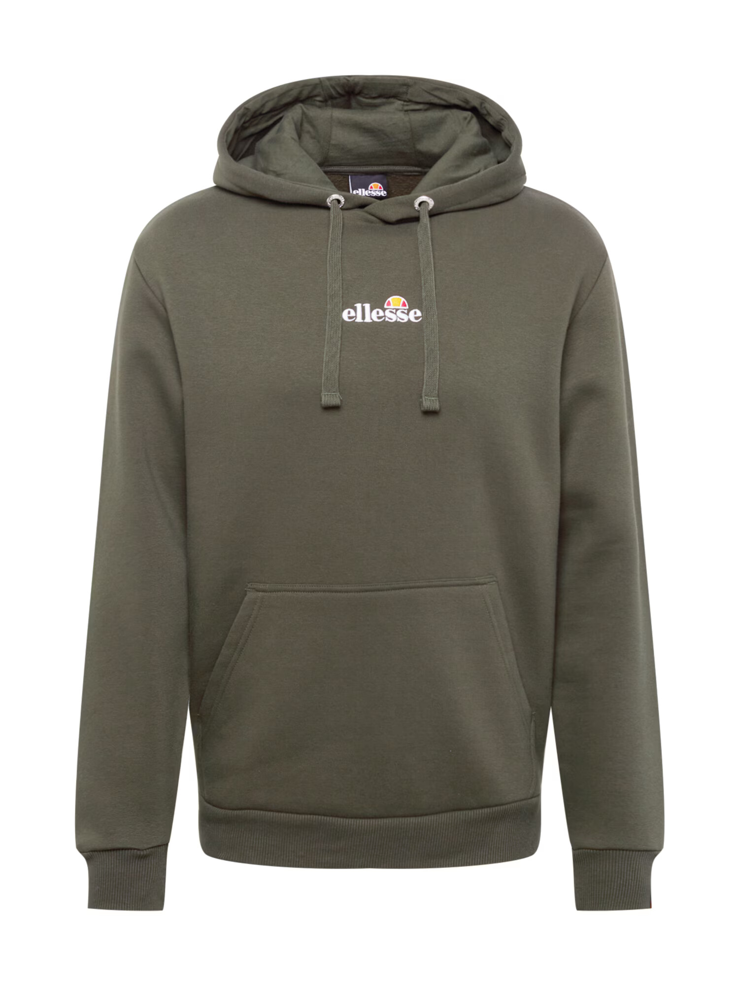 ELLESSE Bluză de molton 'Hyde' kaki / alb - Pled.ro