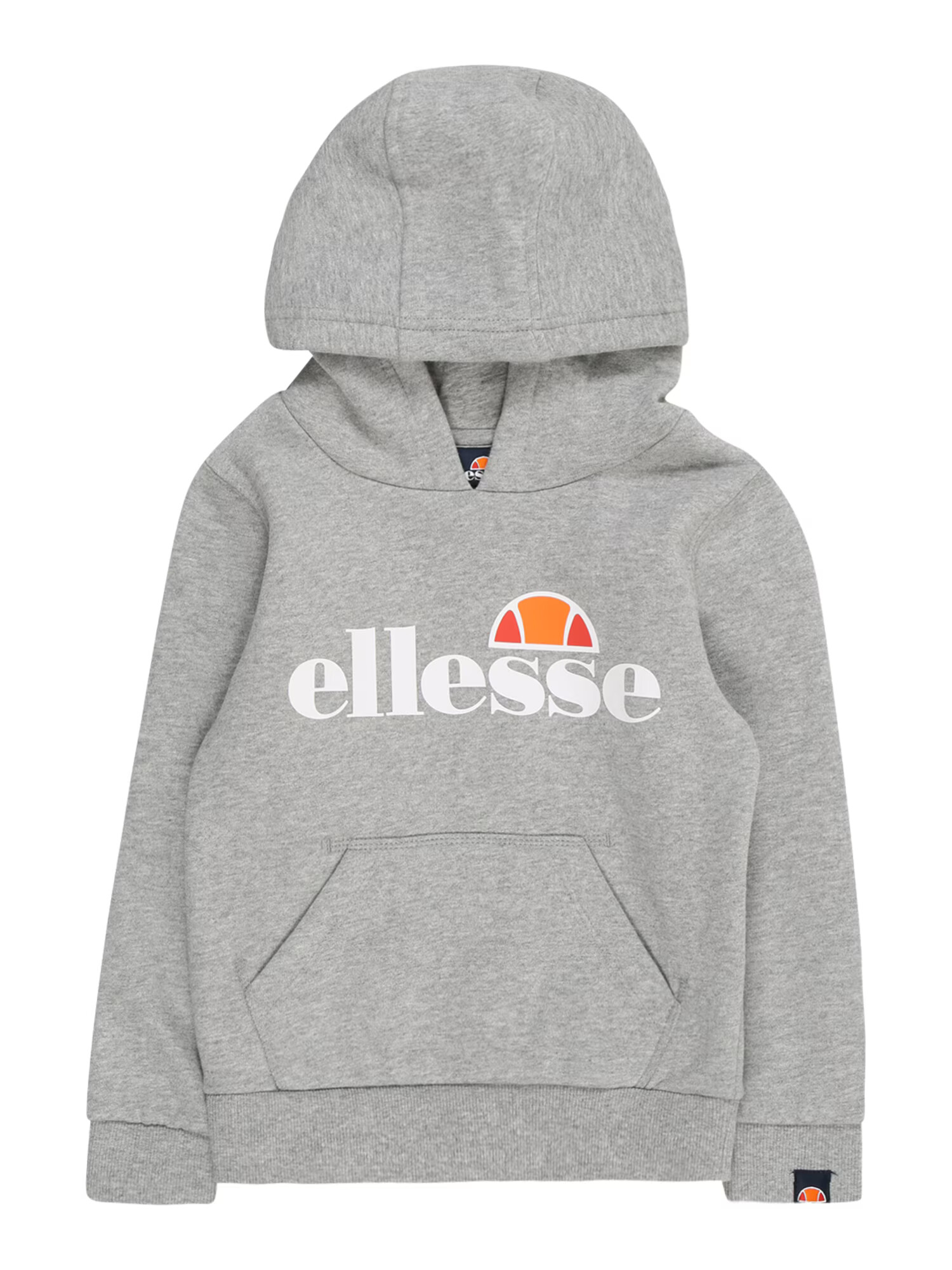 ELLESSE Bluză de molton 'Jero Oh' gri amestecat / portocaliu / roșu / alb - Pled.ro