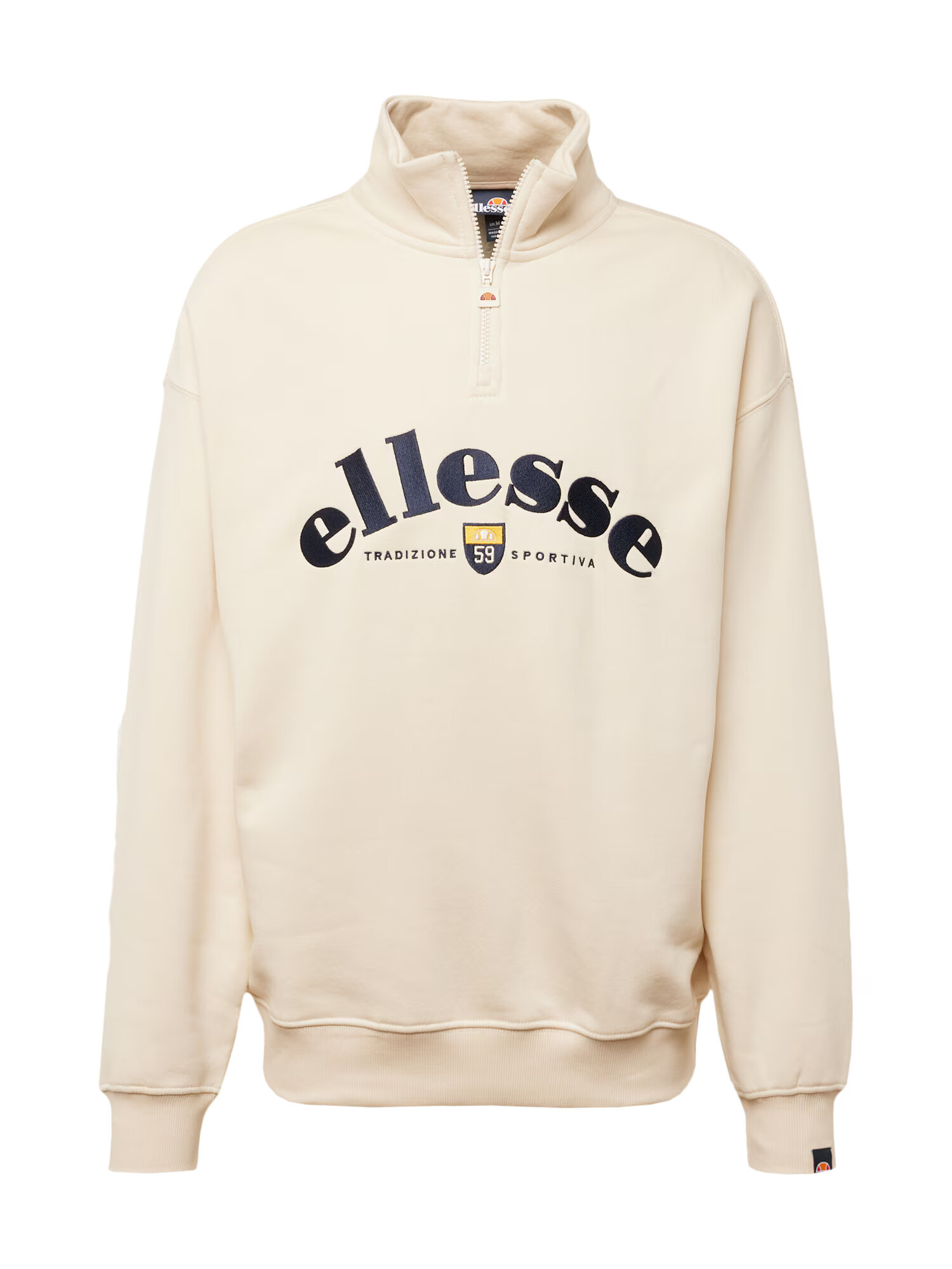 ELLESSE Bluză de molton 'Roane' bleumarin / alb murdar - Pled.ro