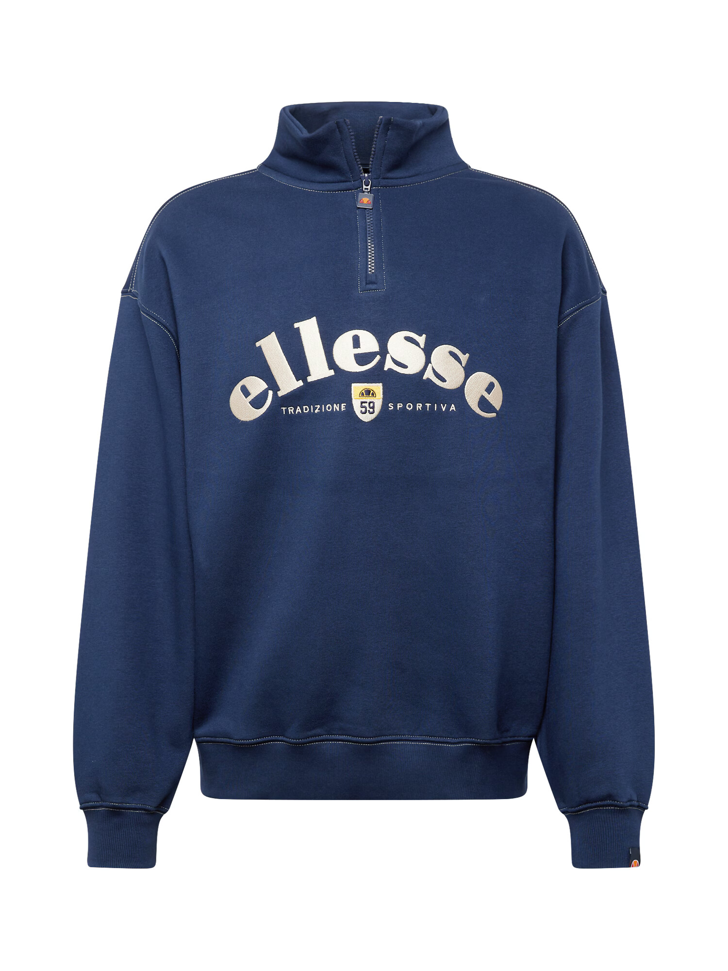 ELLESSE Bluză de molton 'Roane' bleumarin / galben / alb - Pled.ro