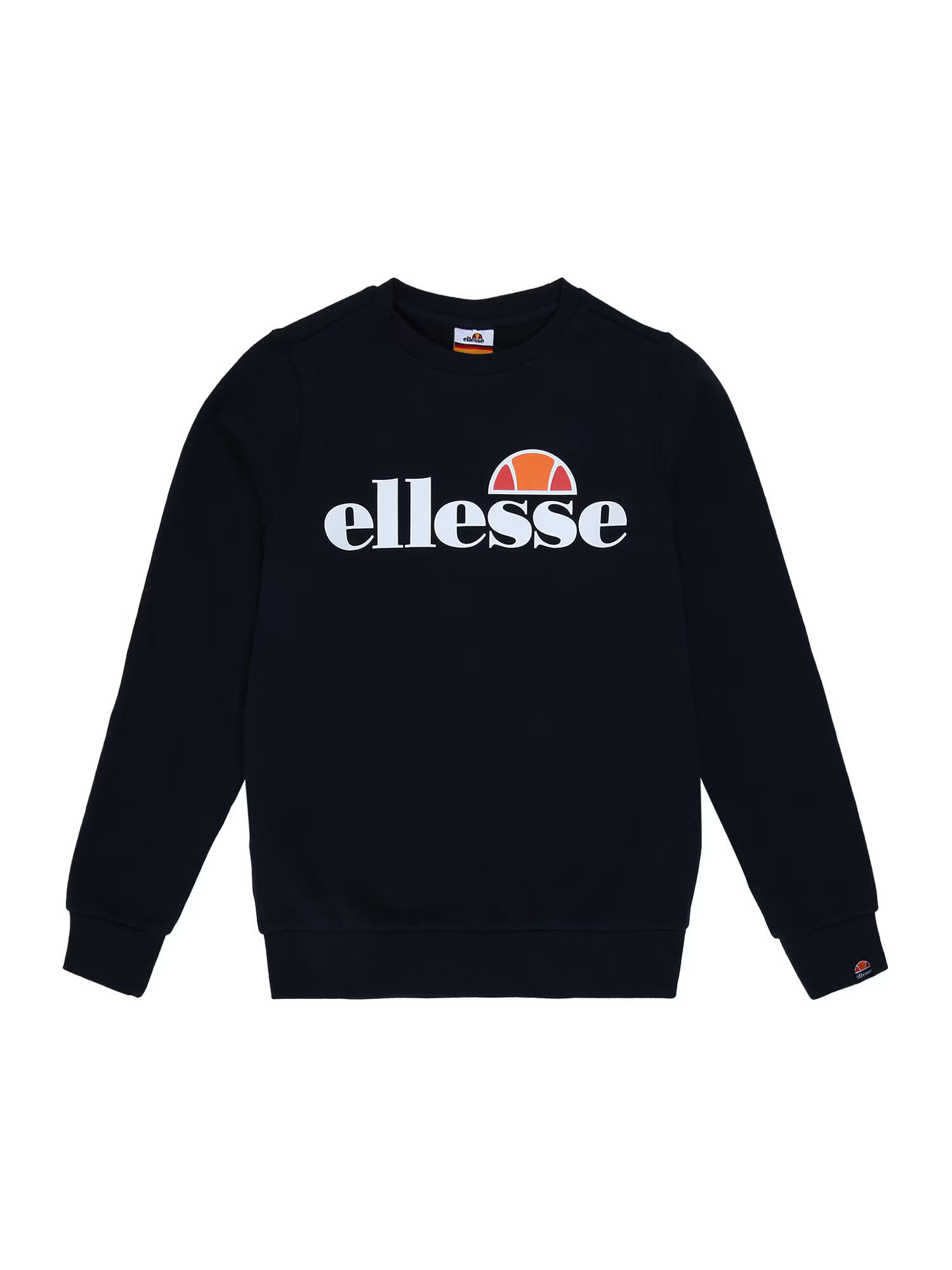 ELLESSE Bluză de molton 'Suprios' bleumarin / portocaliu / roșu deschis / alb - Pled.ro