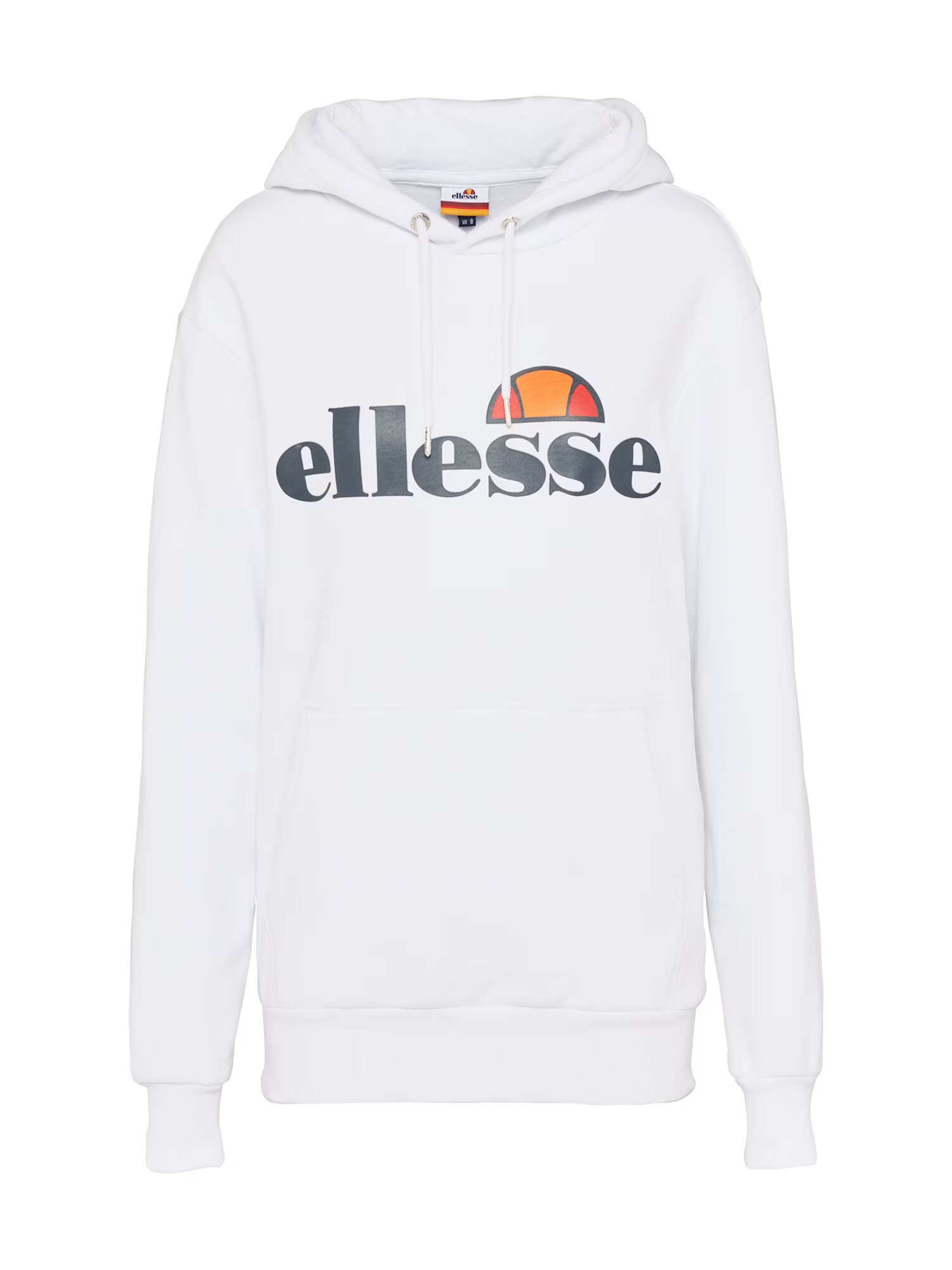 ELLESSE Bluză de molton 'Torices' albastru marin / portocaliu / roșu deschis / alb - Pled.ro