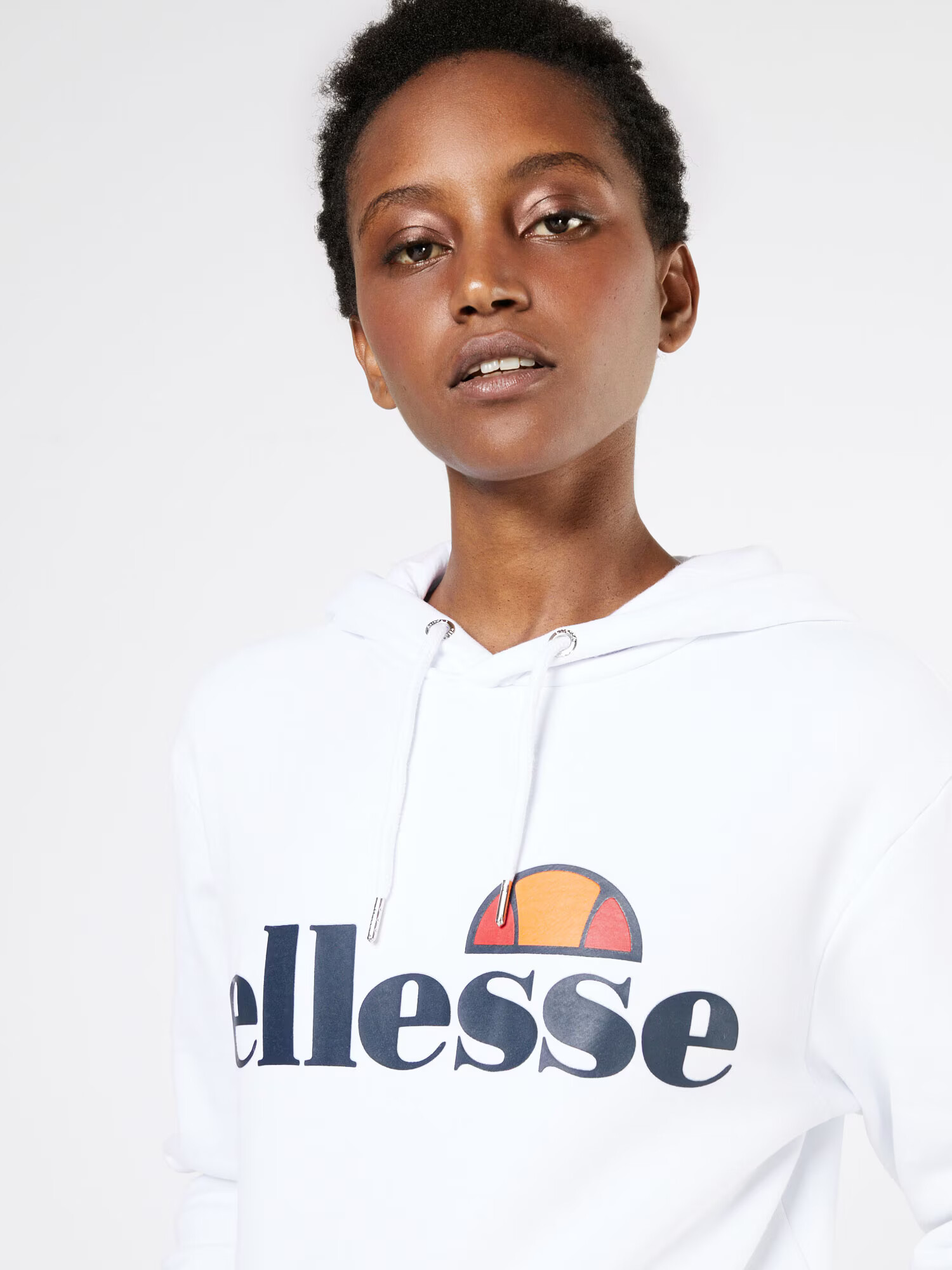 ELLESSE Bluză de molton 'Torices' albastru marin / portocaliu / roșu deschis / alb - Pled.ro