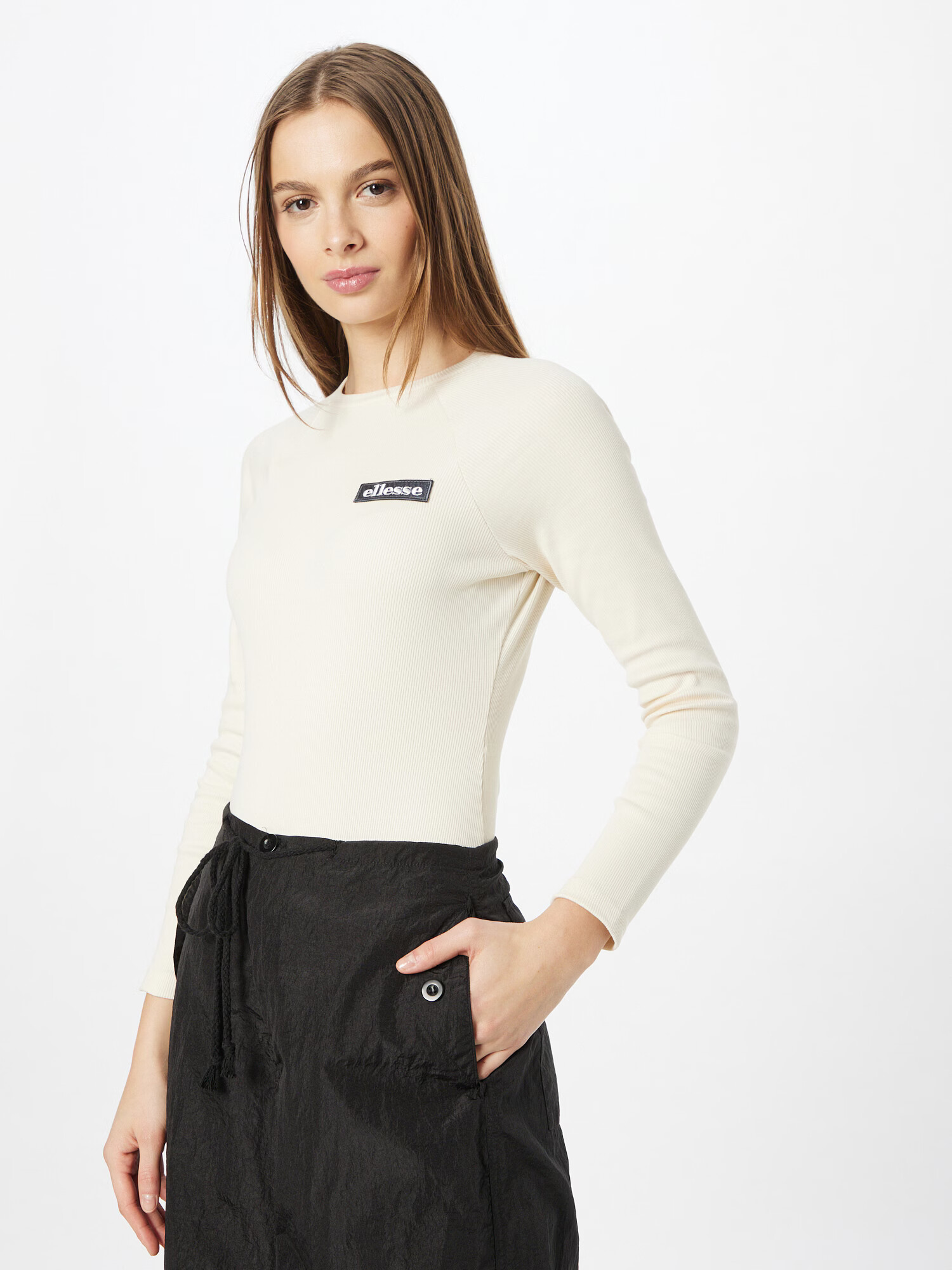 ELLESSE Tricou body 'Abel' alb murdar - Pled.ro