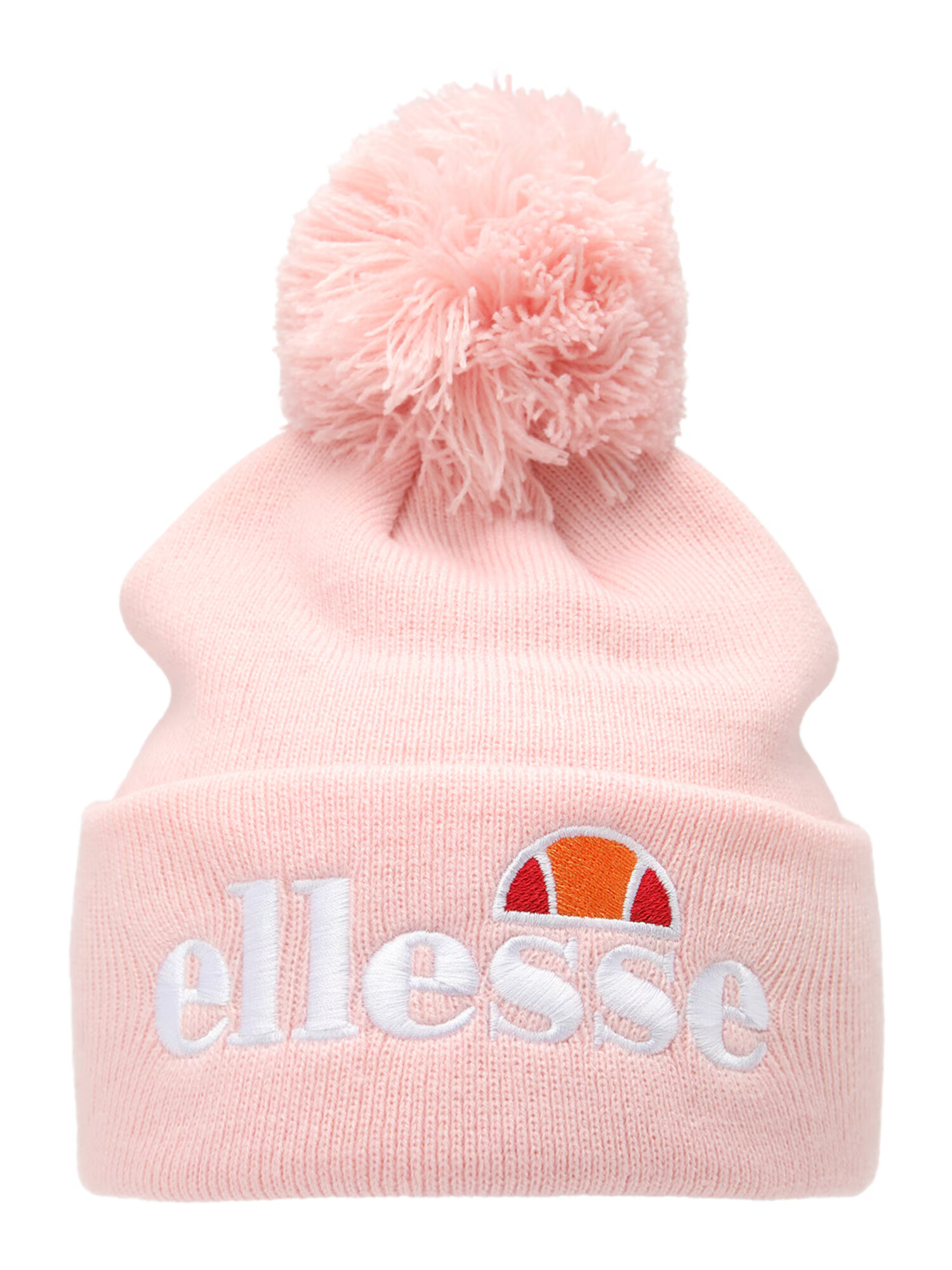 ELLESSE Căciulă 'Velly Pom Pom' portocaliu / roz deschis / roșu / alb - Pled.ro