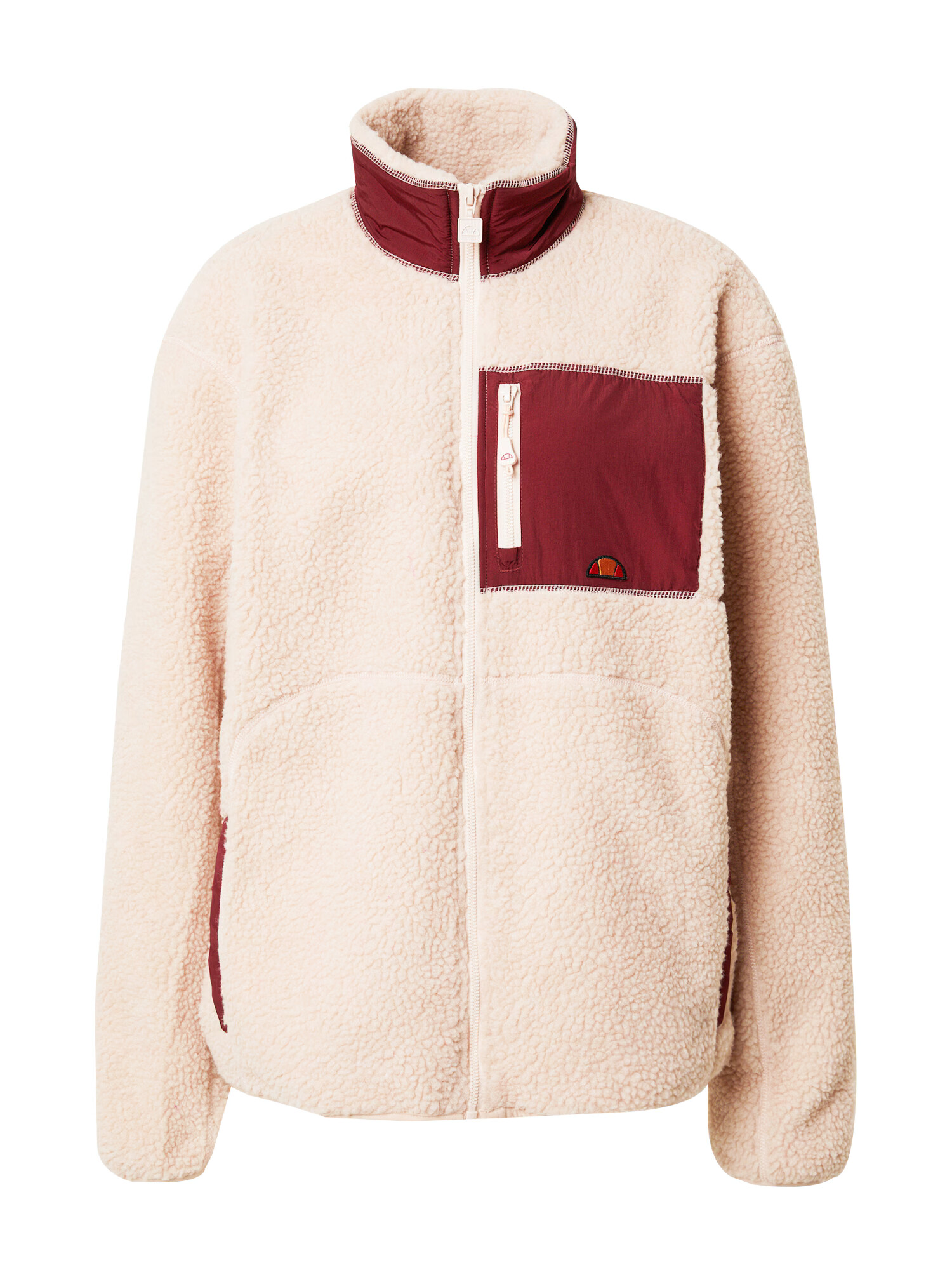 ELLESSE Jachetă fleece 'Martucci' portocaliu homar / rosé / roșu burgundy / negru - Pled.ro