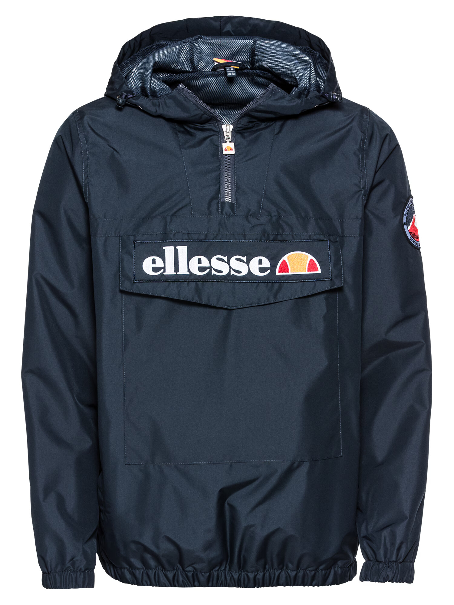 ELLESSE Geacă de primăvară-toamnă 'Mont 2' bleumarin / portocaliu / roșu deschis / alb - Pled.ro