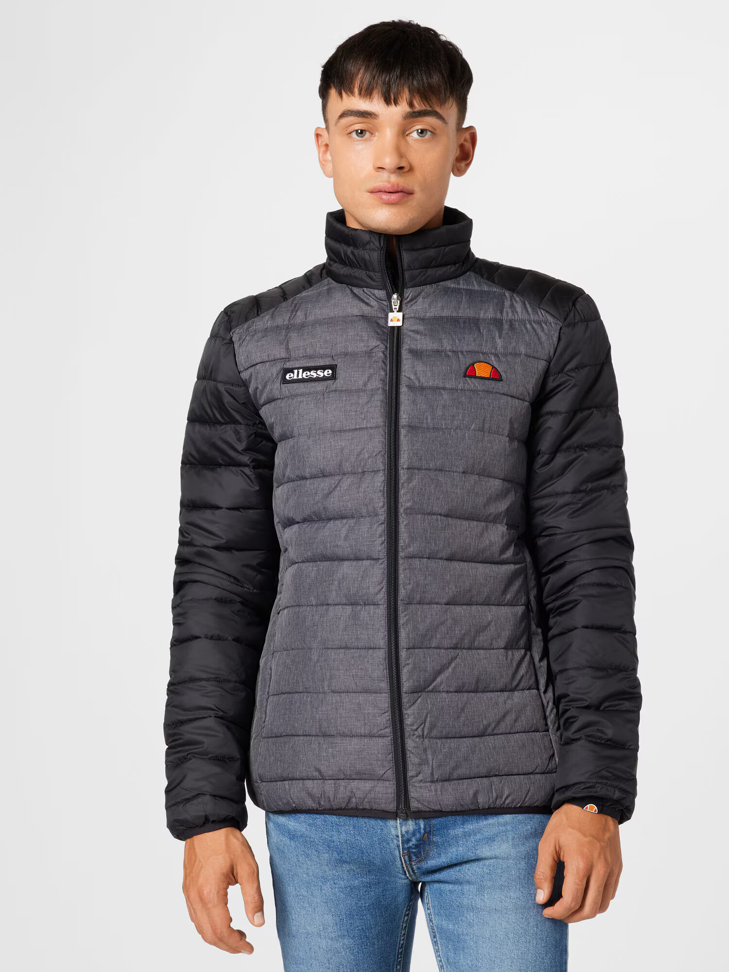 ELLESSE Geacă de primăvară-toamnă 'Tartaro' gri amestecat / negru - Pled.ro