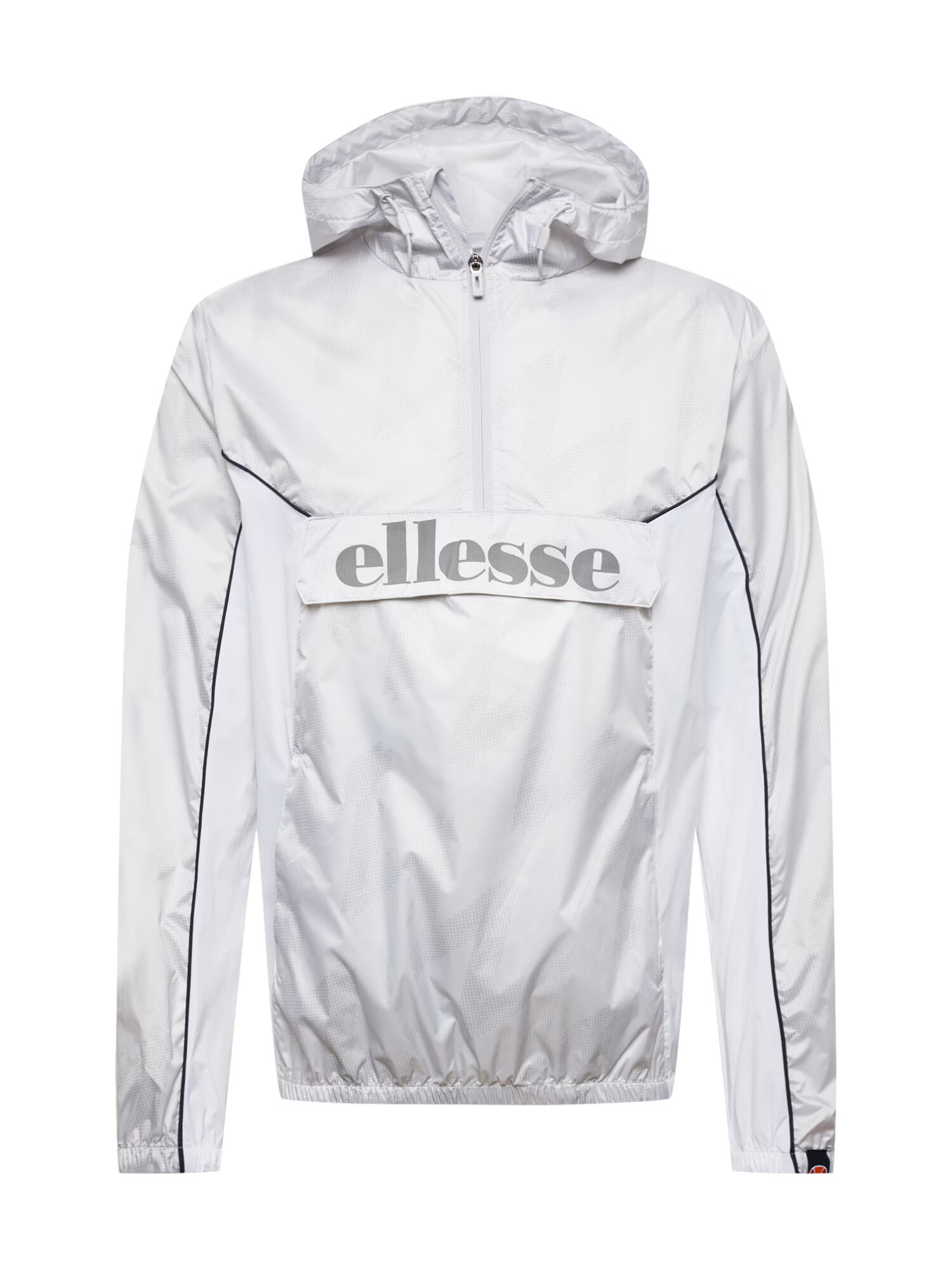 ELLESSE Geacă sport 'Creata' gri deschis / portocaliu / roșu / negru / alb - Pled.ro