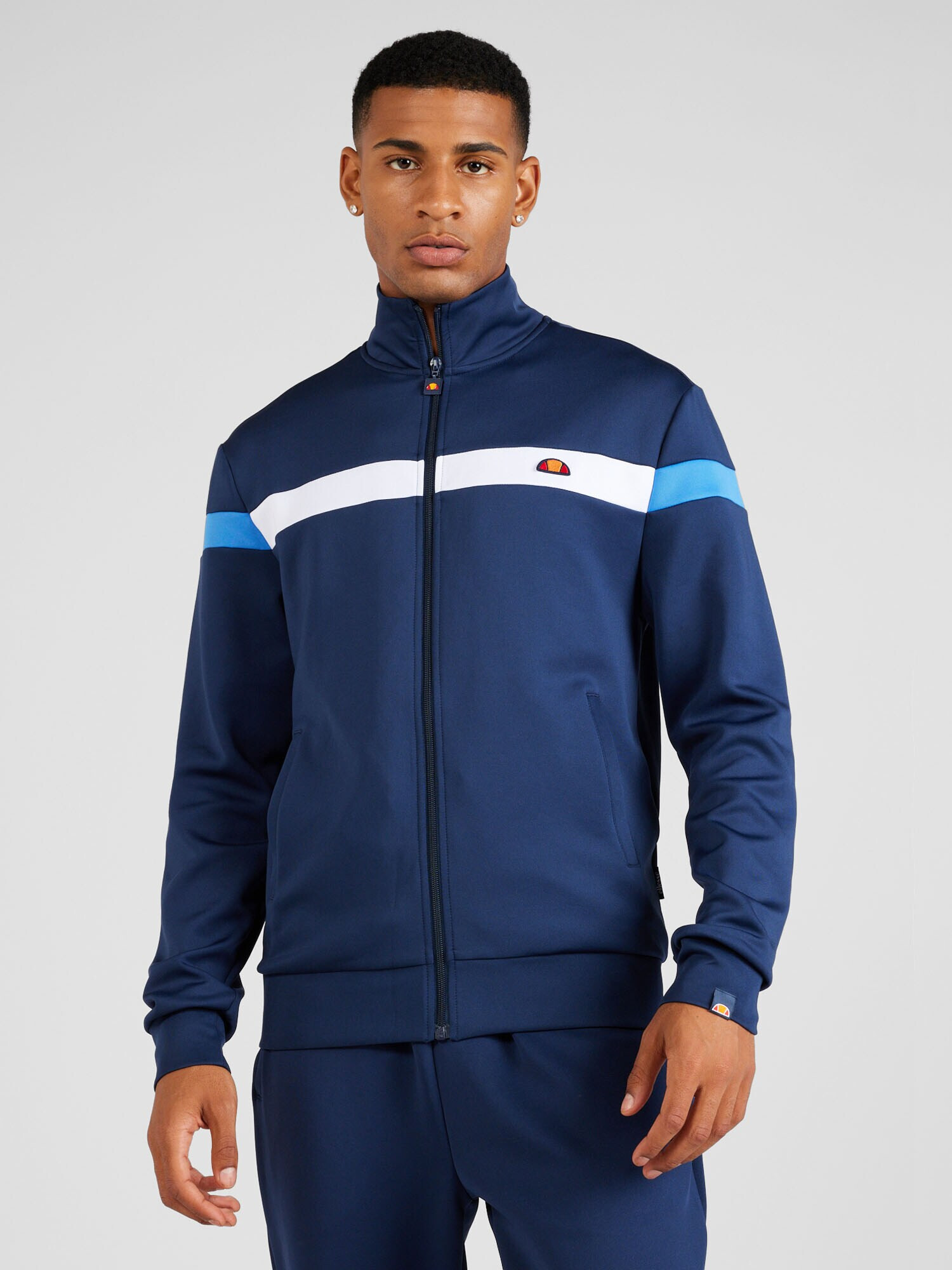 ELLESSE Hanorac bleumarin / albastru deschis / alb - Pled.ro