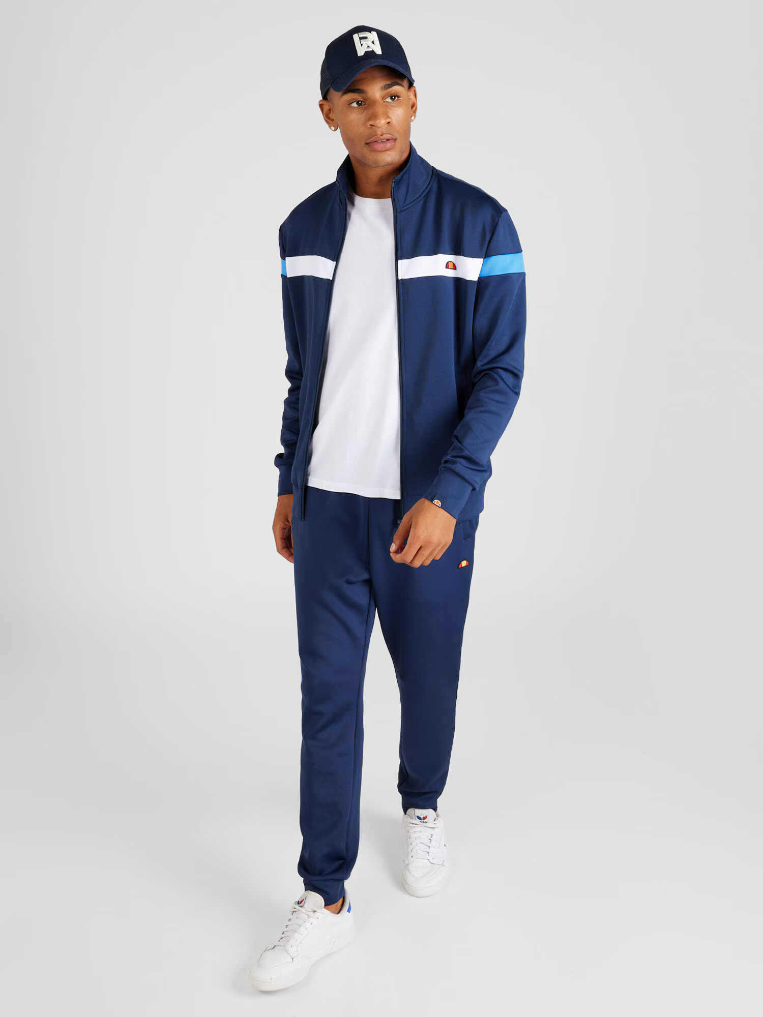 ELLESSE Hanorac bleumarin / albastru deschis / alb - Pled.ro