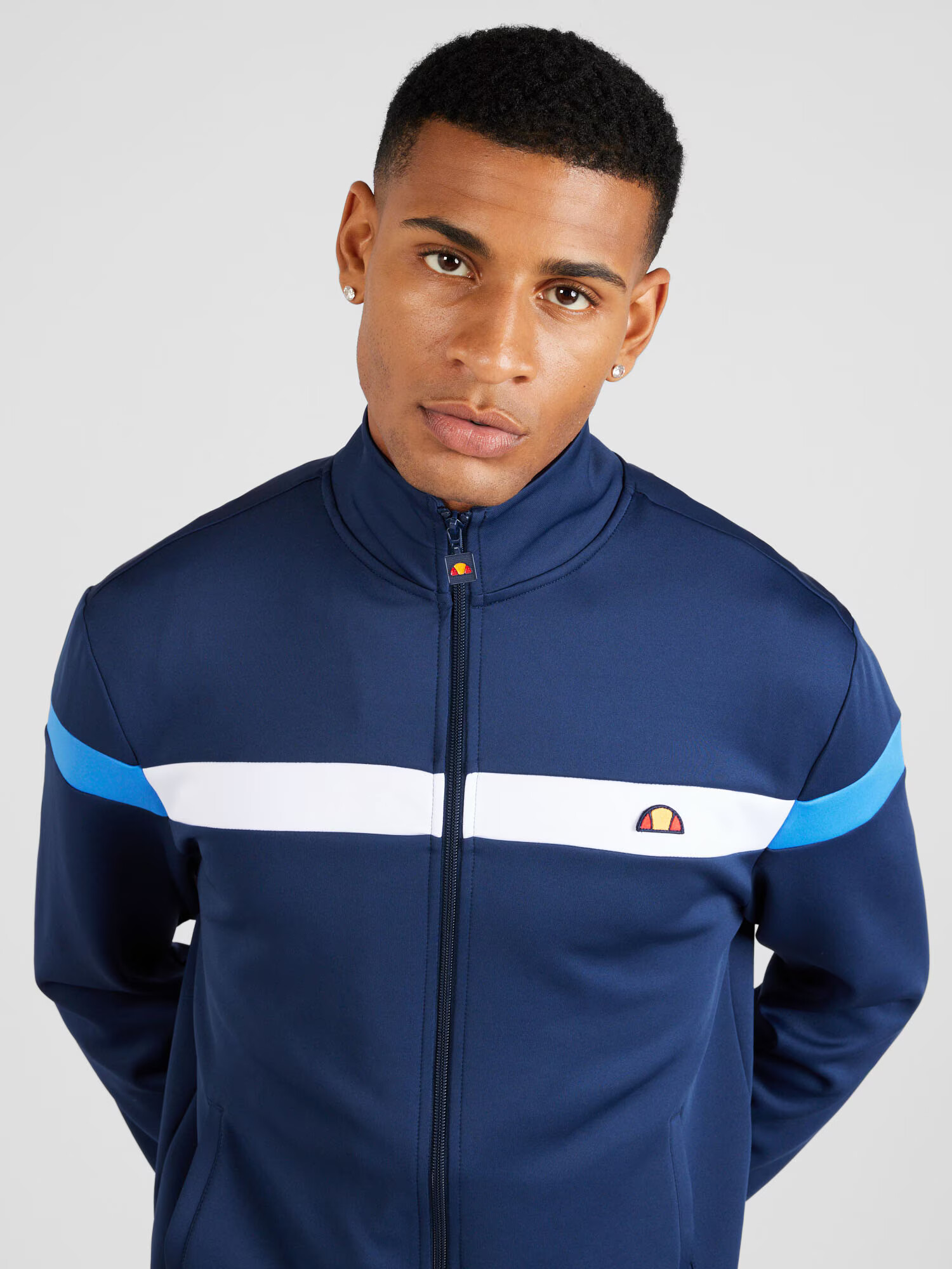 ELLESSE Hanorac bleumarin / albastru deschis / alb - Pled.ro