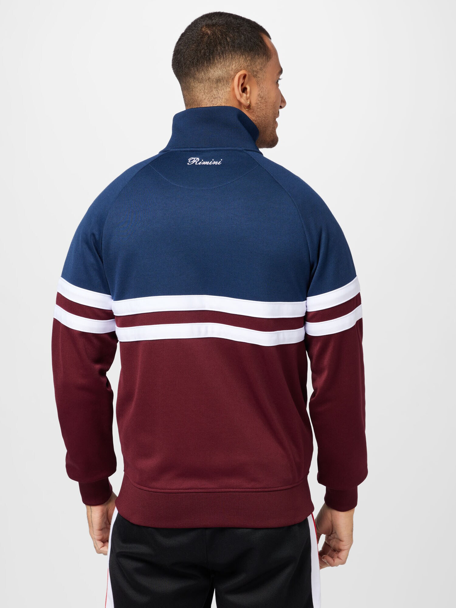 ELLESSE Hanorac 'Rimini' bleumarin / portocaliu / roșu burgundy / alb - Pled.ro