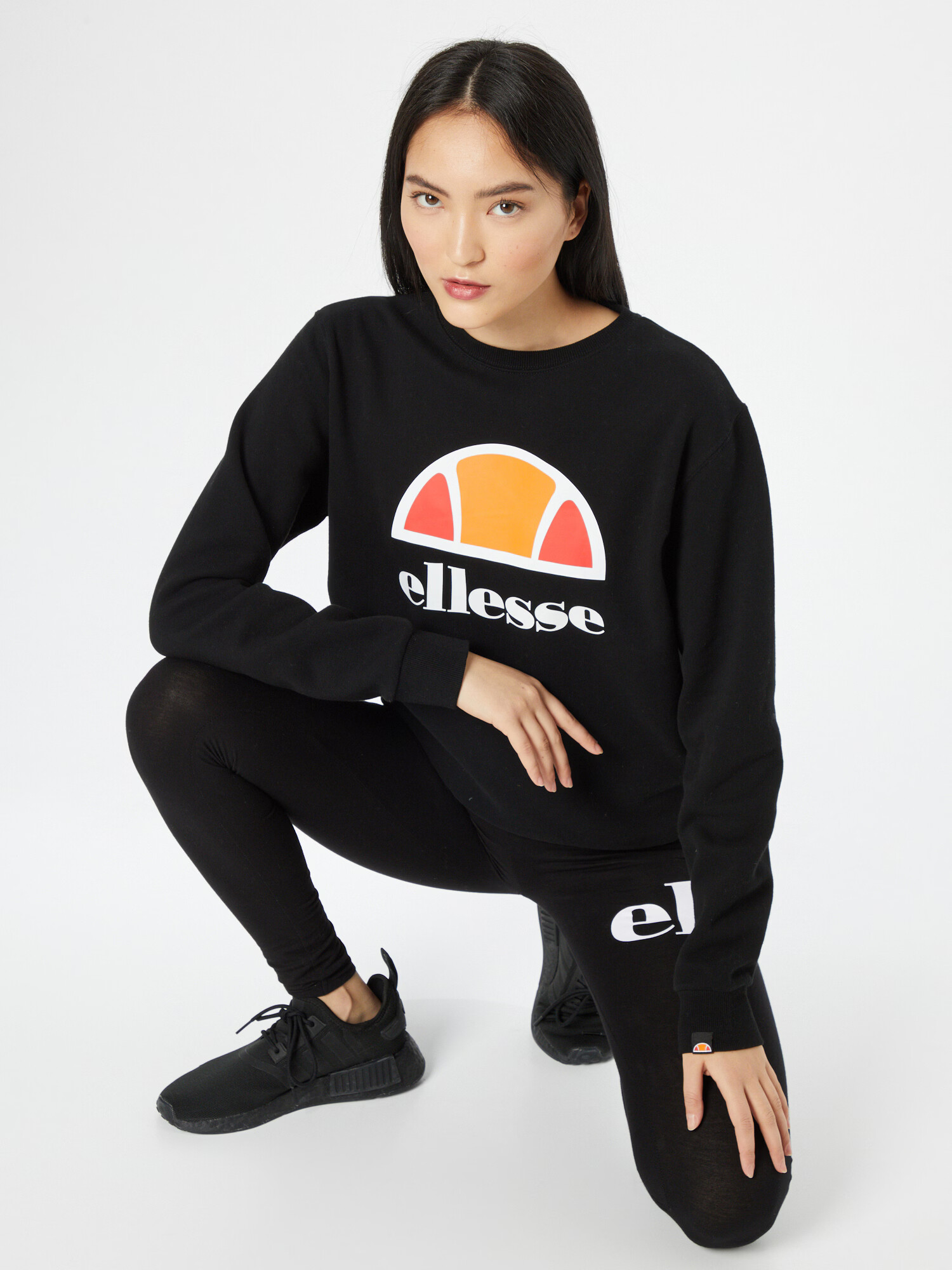 ELLESSE Hanorac sport 'Corneo' portocaliu / roșu orange / negru / alb - Pled.ro